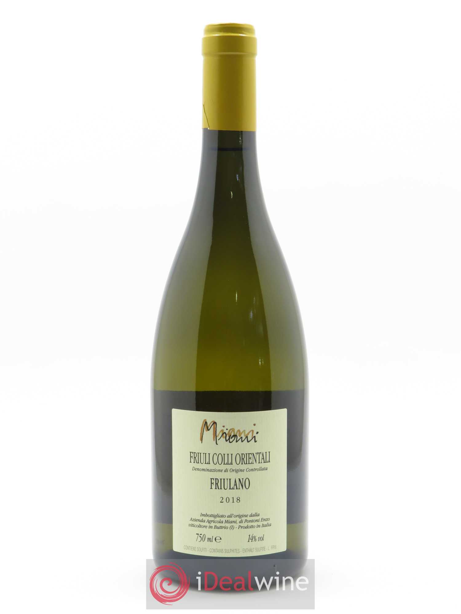 Colli Orientali del Friuli Friulano Miani 2018 - Lot de 1 bouteille - 1