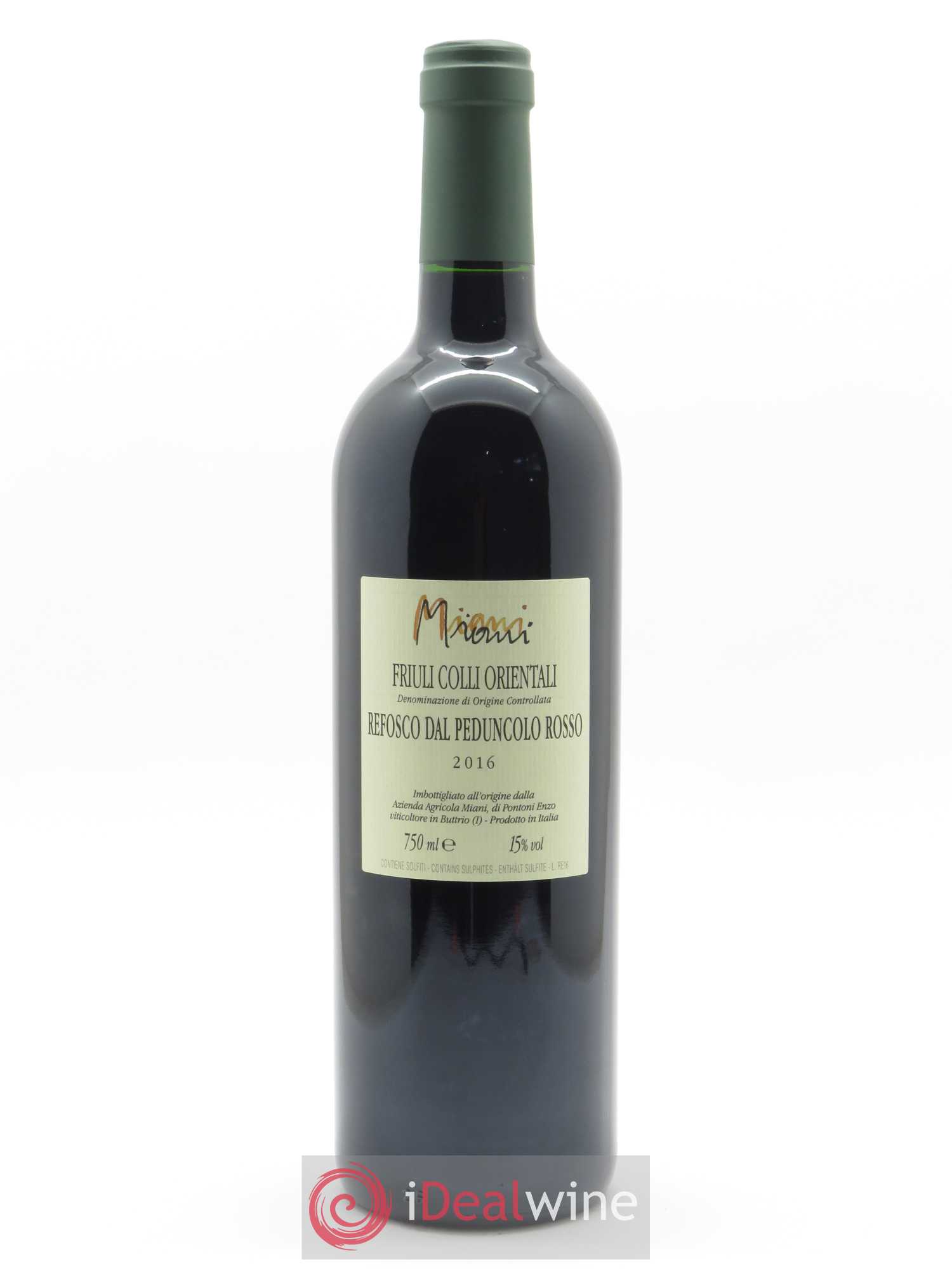 Colli Orientali del Friuli Refosco Miani 2016 - Lot de 1 bouteille - 1