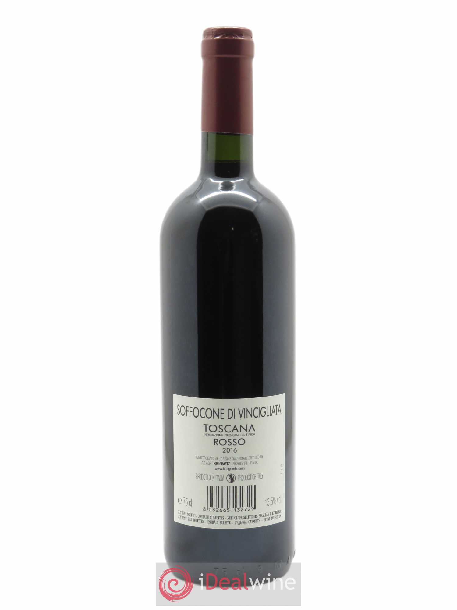 Toscana IGT Soffocone di Vincigliata Bibi Graetz 2016 - Lot de 1 bouteille - 1