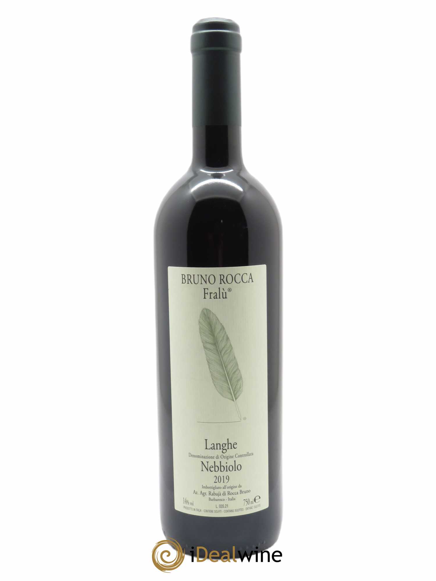 Langhe DOC Fralù Bruno Rocca 2019 - Lot de 1 bouteille - 0