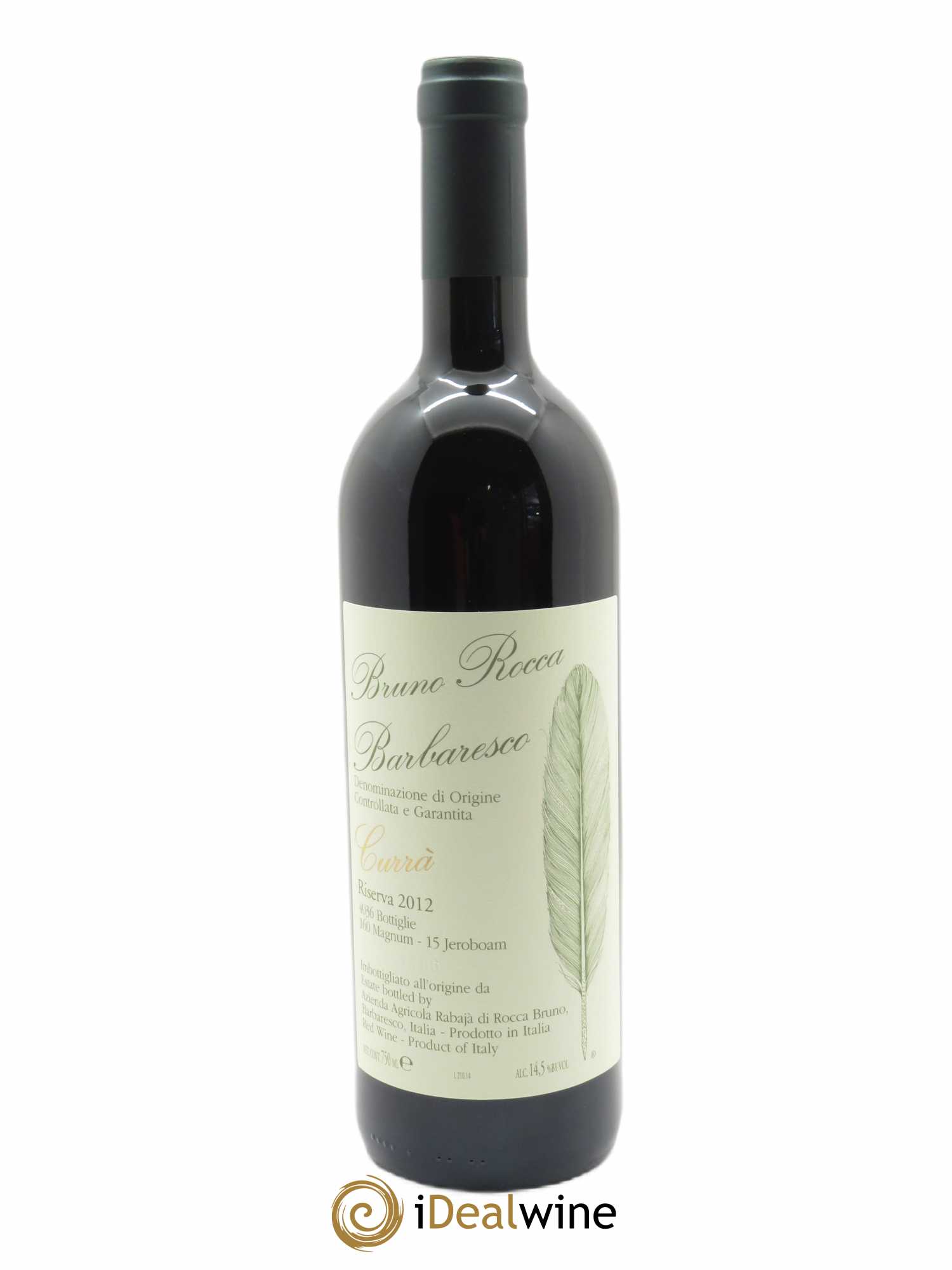 Barbaresco DOCG Currà Riserva Bruno Rocca 2012 - Lot of 1 bottle - 0