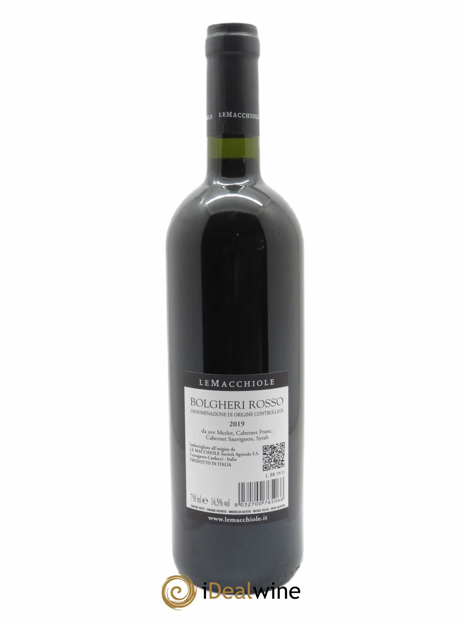 Bolgheri Le Macchiole DOC Rosso 2019 - Lot de 1 bouteille - 1