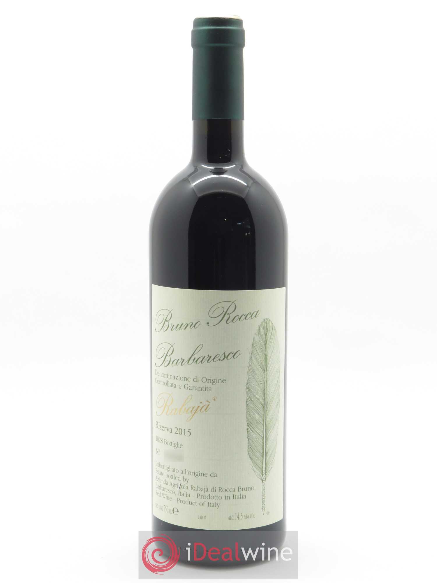 Barbaresco DOCG Rabajà Riserva Bruno Rocca 2015 - Posten von 1 Flasche - 0