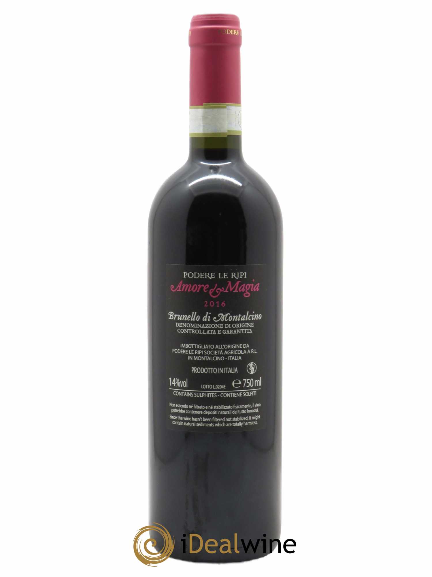 Brunello di Montalcino DOCG Amore e Magia Podere Le Ripi 2016 - Lot of 1 bottle - 1