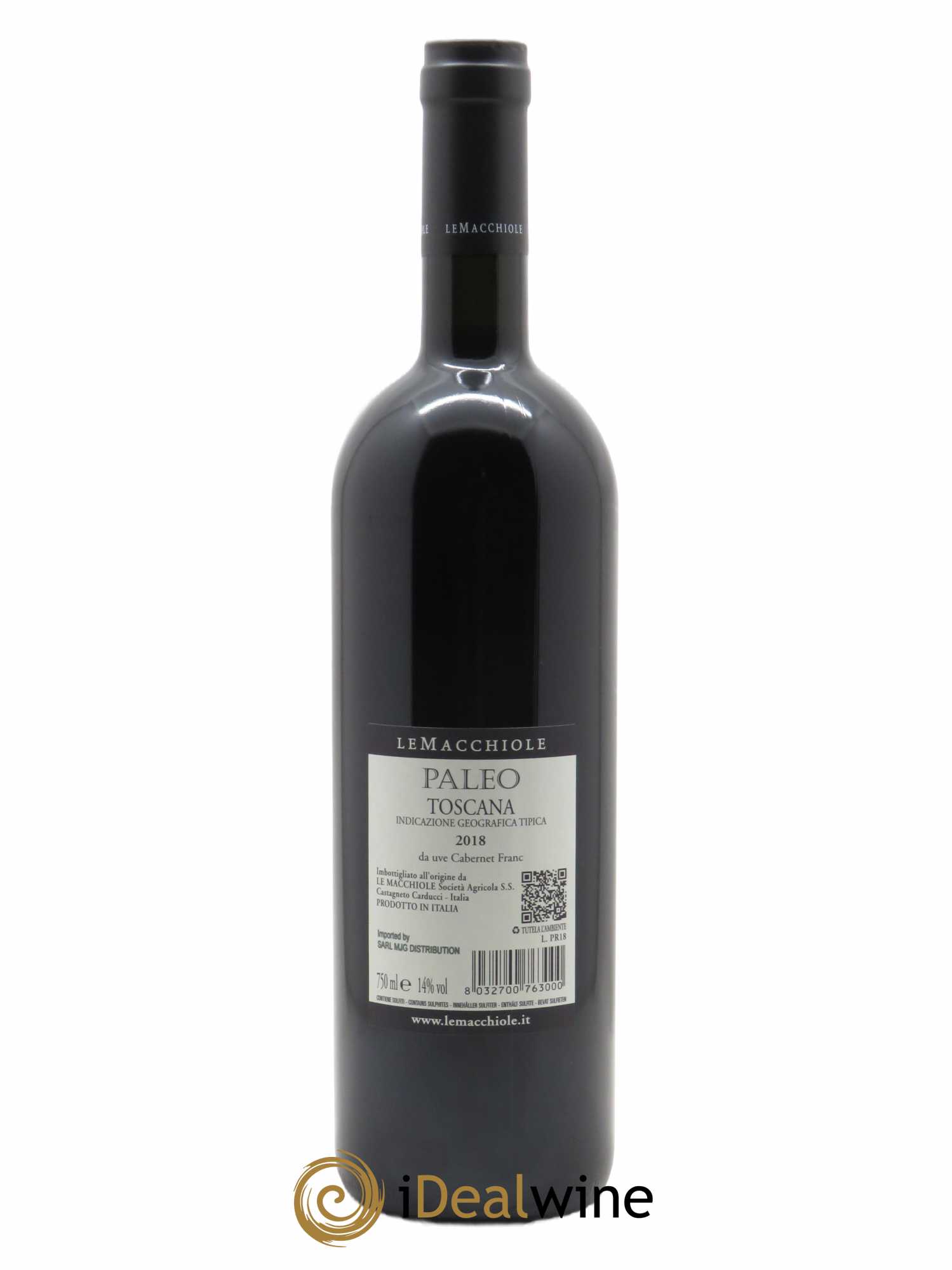 Toscana IGT Le Macchiole Paleo Rosso 2018 - Lot de 1 bouteille - 1