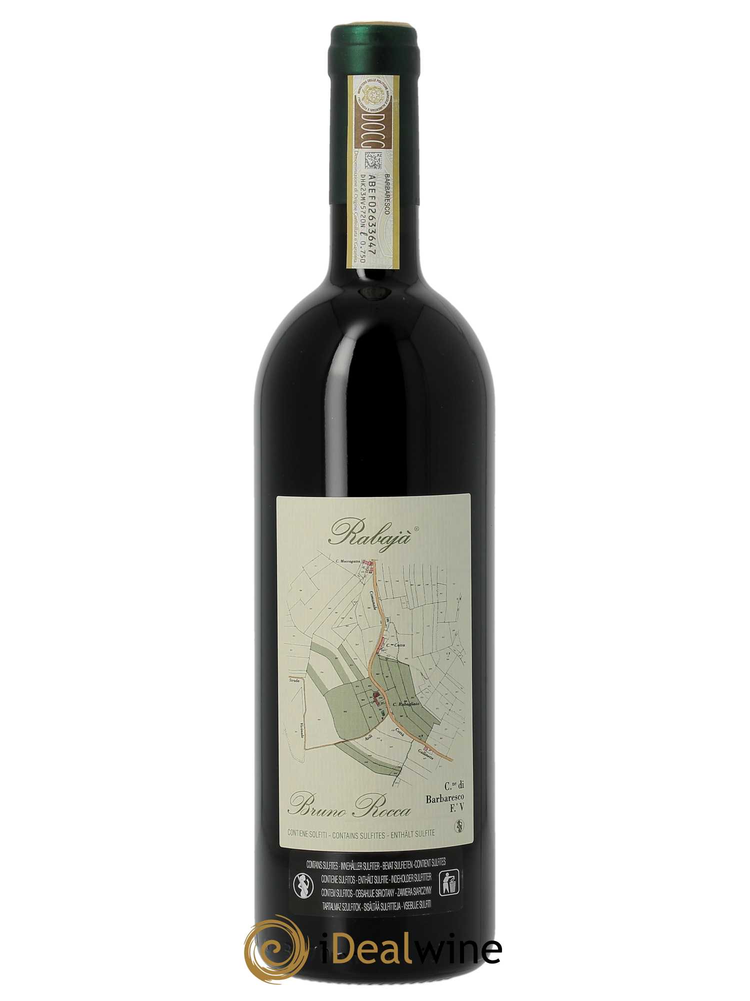 Barbaresco DOCG Rabajà Riserva Bruno Rocca 2014 - Lot of 1 bottle - 1