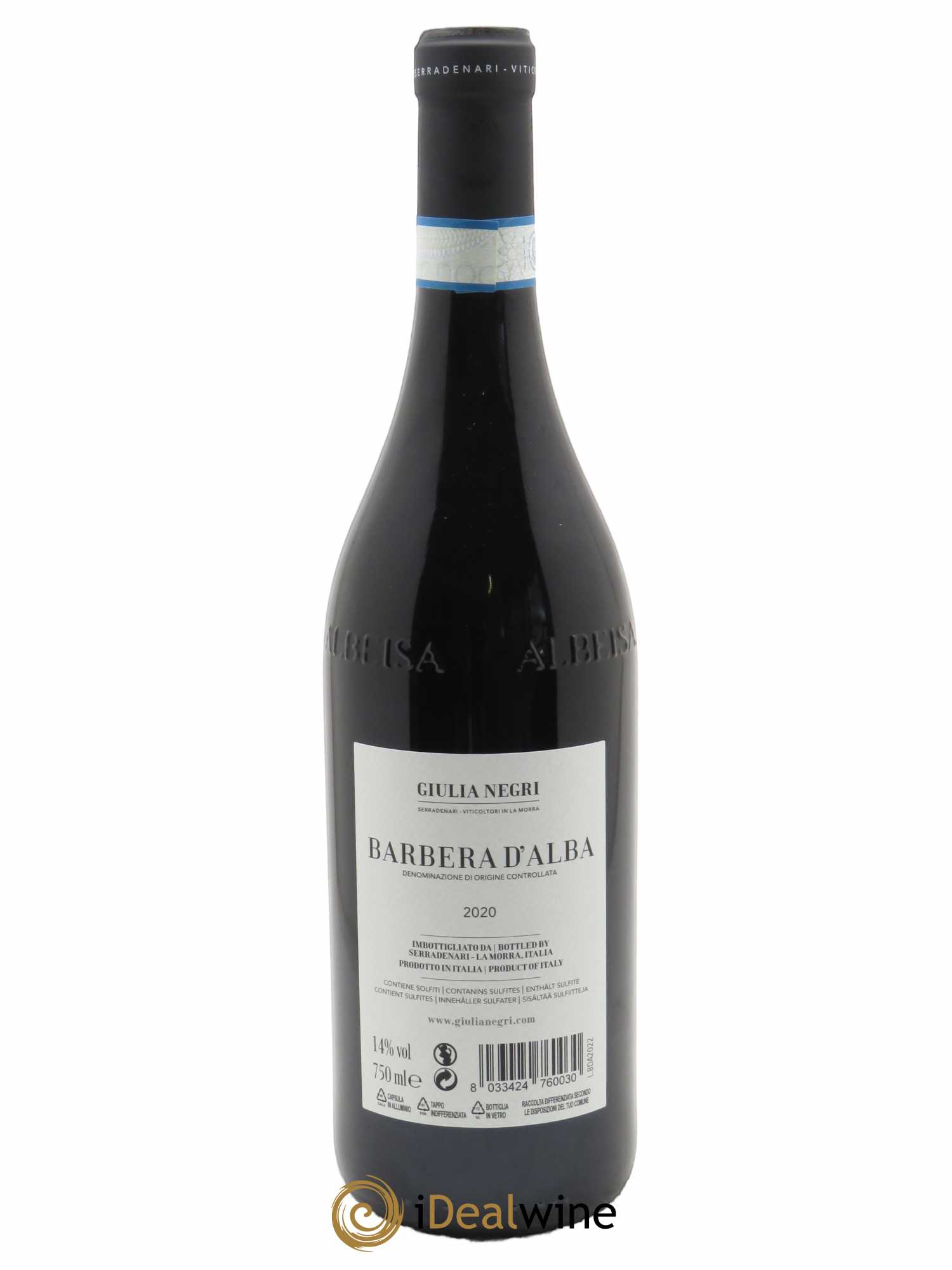 Barbera d'Alba DOC Giulia Negri 2020 - Lot of 1 bottle - 1