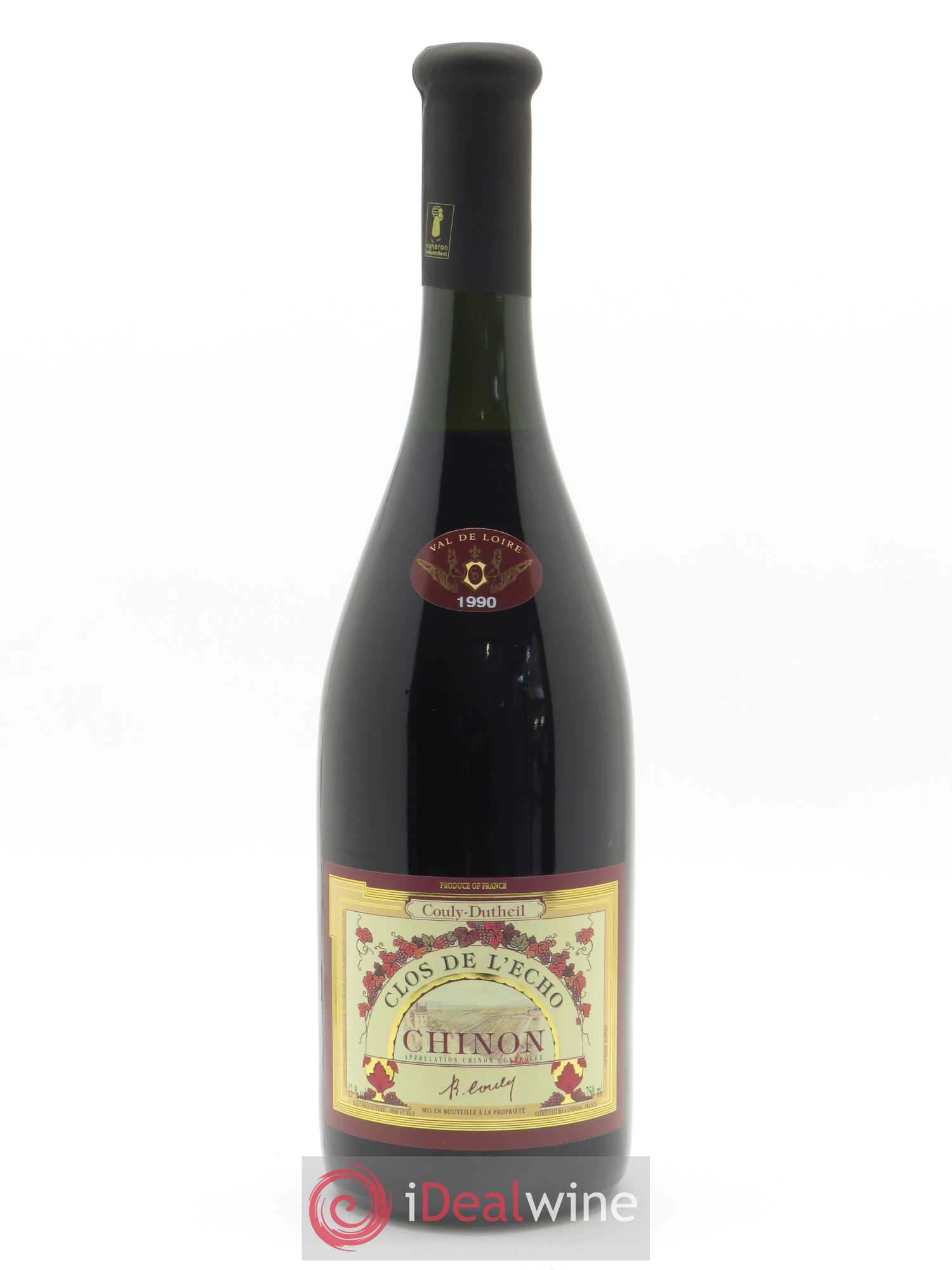 Chinon Clos de l'Echo Couly-Dutheil 1990 - Lot de 1 bouteille - 0