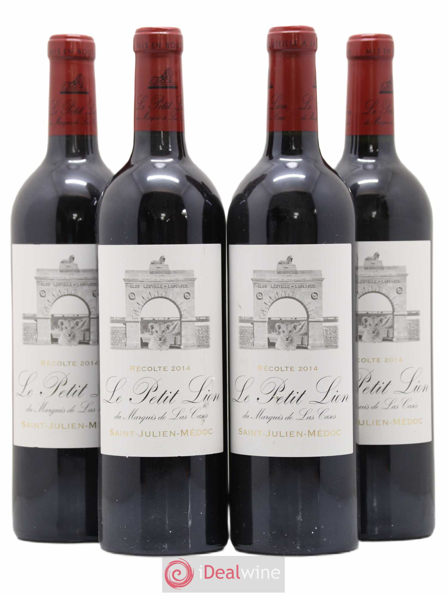 Le Petit Lion du Marquis de Las Cases Second Vin 2014 - Lot de 4 bouteilles - 0