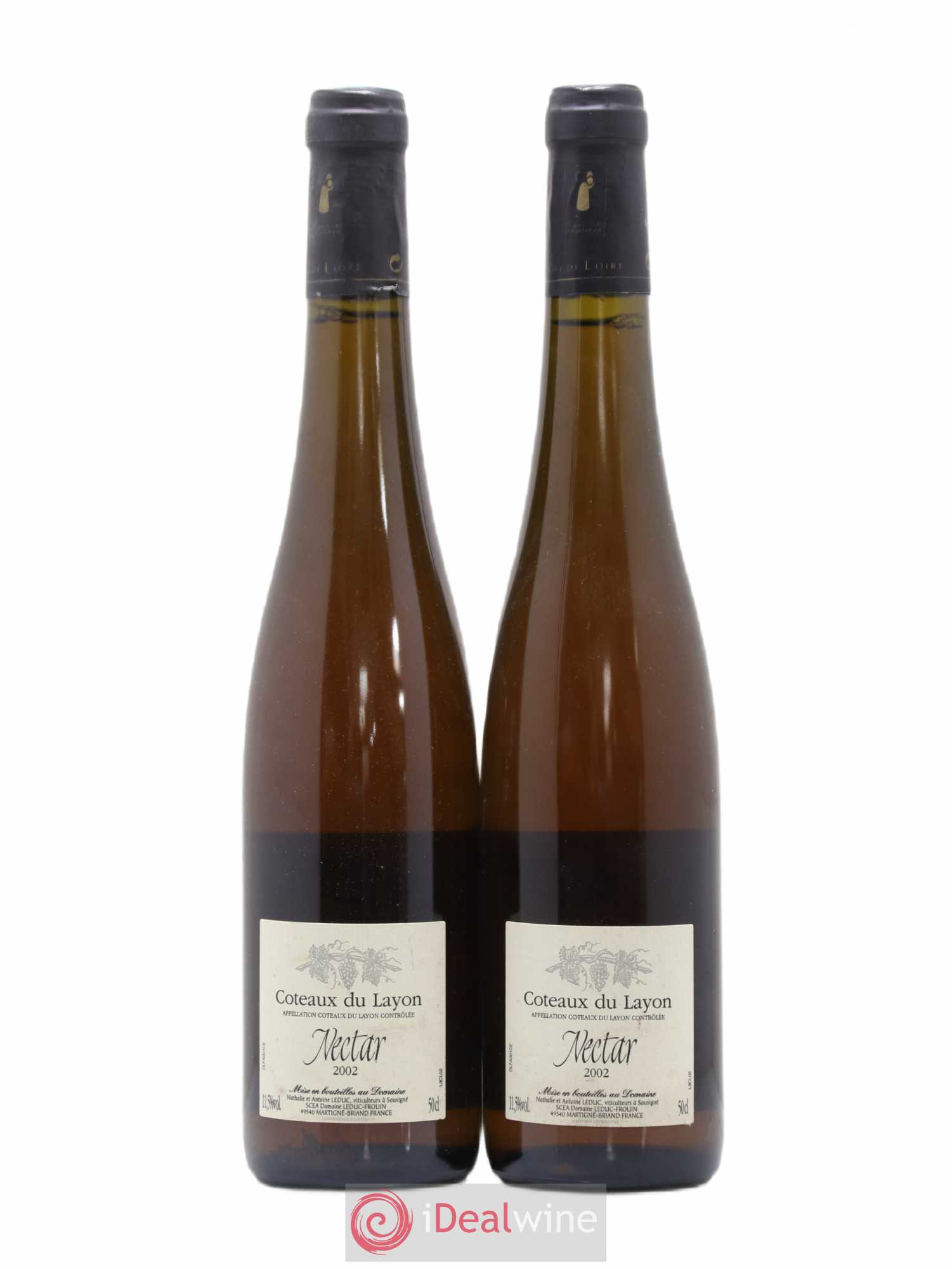 Coteaux du Layon Cuvée Nectar Leduc Frouin 50cl 2002 - Lotto di 2 bottiglie - 1
