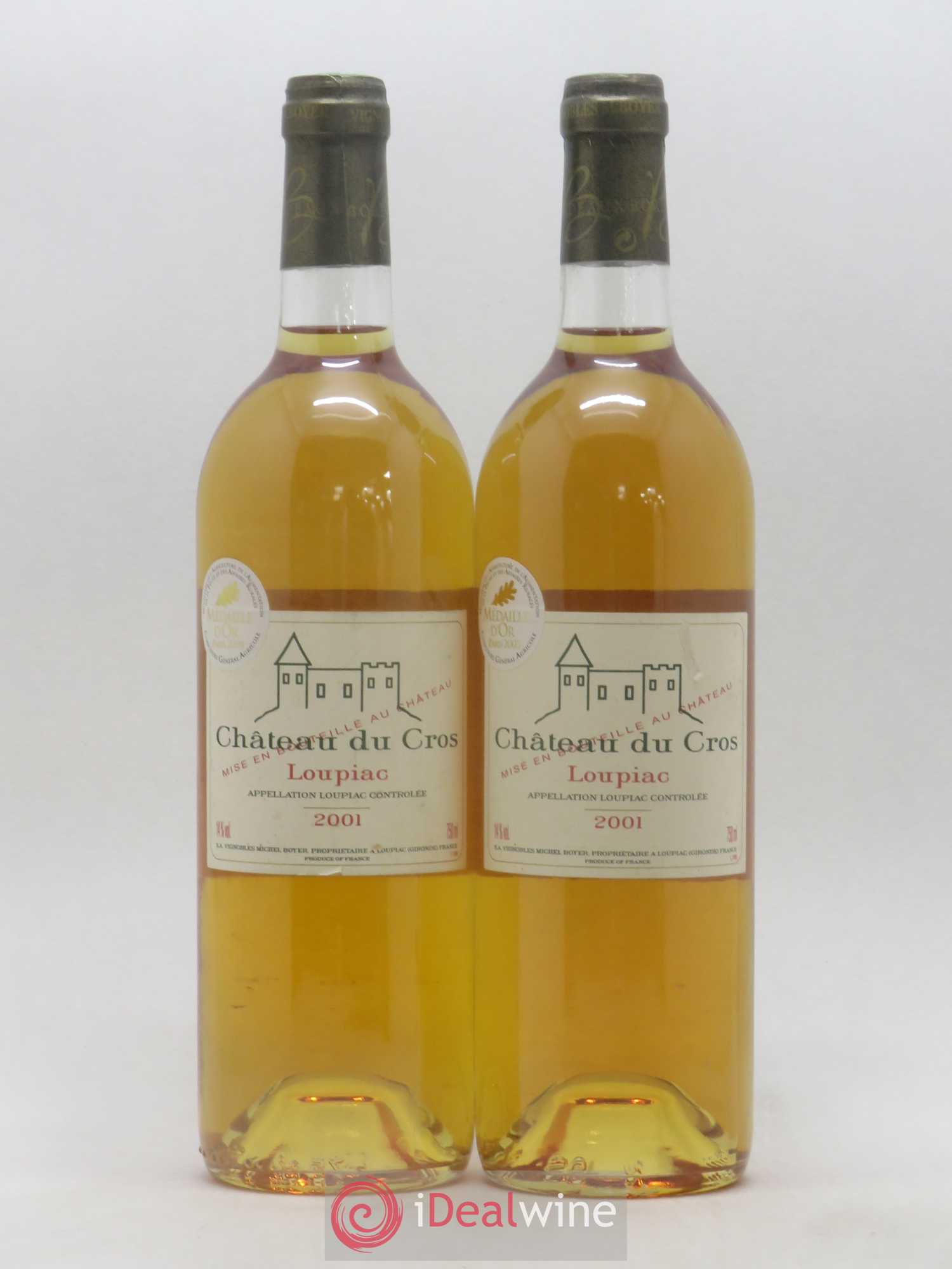 Château du Cros 2001 - Lotto di 2 bottiglie - 0