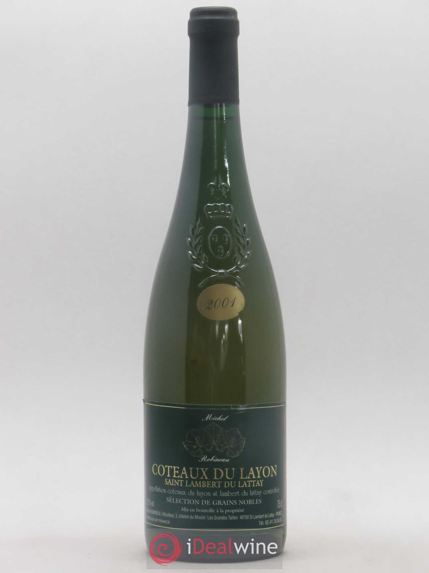 Coteaux du Layon Saint Lambert du Lattay Selection Grains Nobles Michel Robineau 2001 - Posten von 1 Flasche - 0
