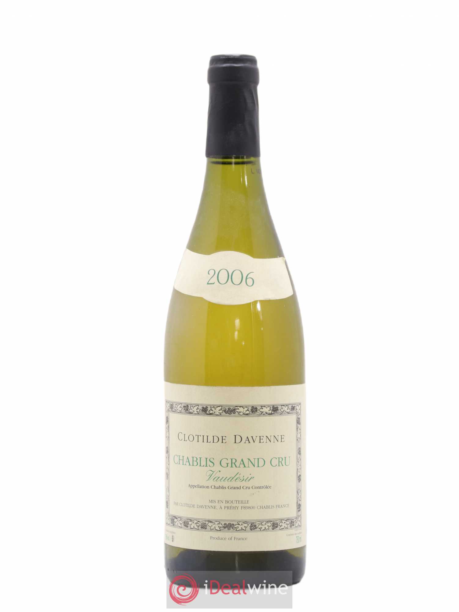 Chablis Grand Cru Vaudésir Clotilde Davenne 2006 - Posten von 1 Flasche - 0