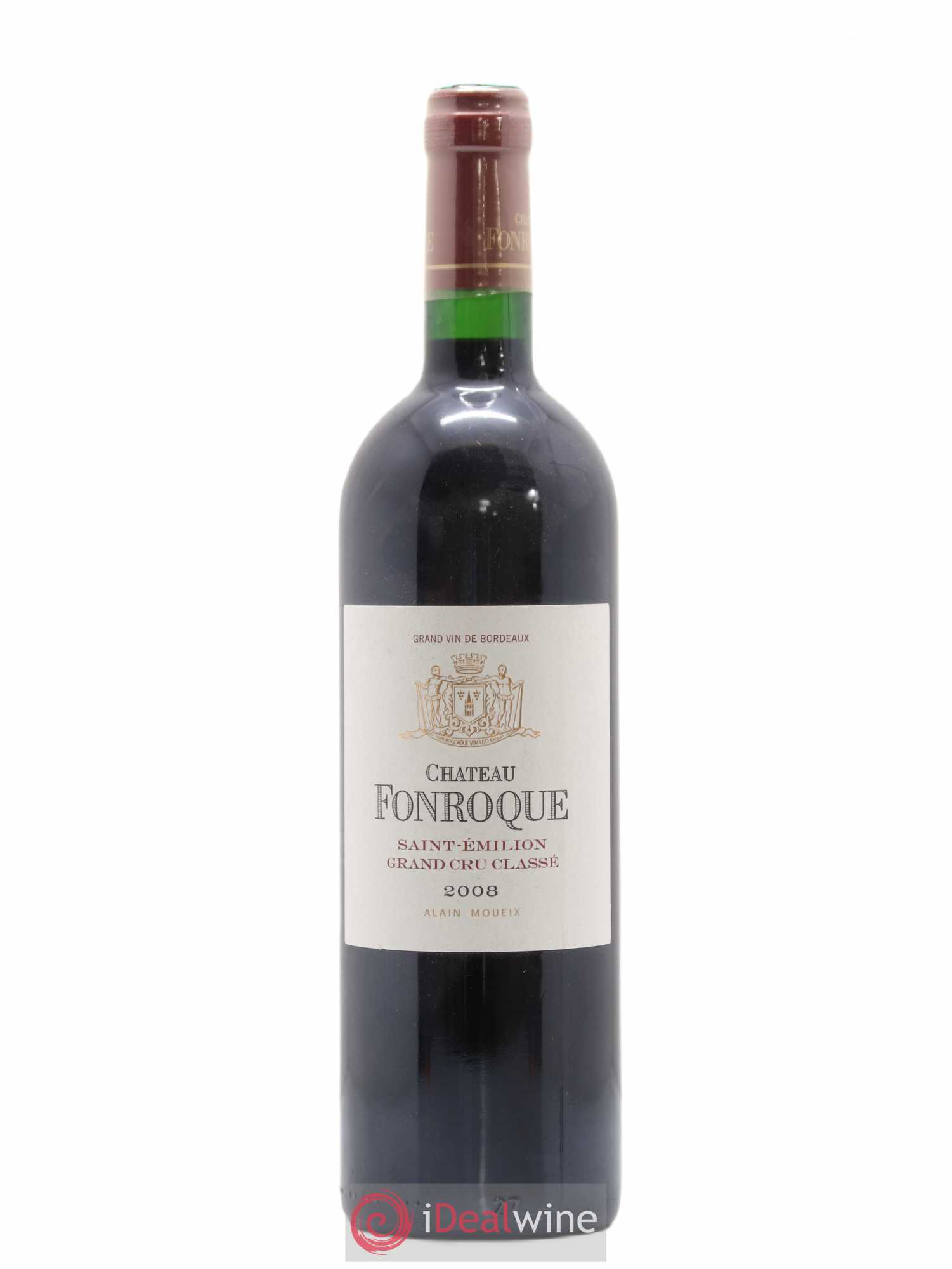 Château Fonroque Grand Cru Classé 2008 - Lot de 1 bouteille - 0