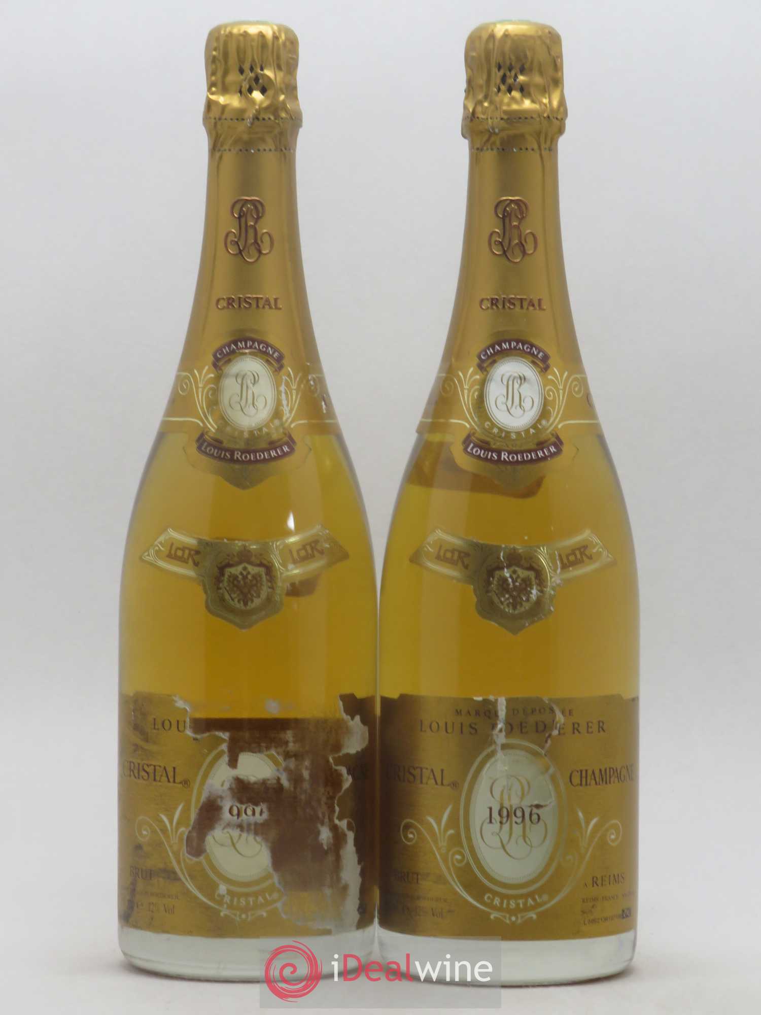 Cristal Louis Roederer 1996 - Lot de 2 bouteilles - 0