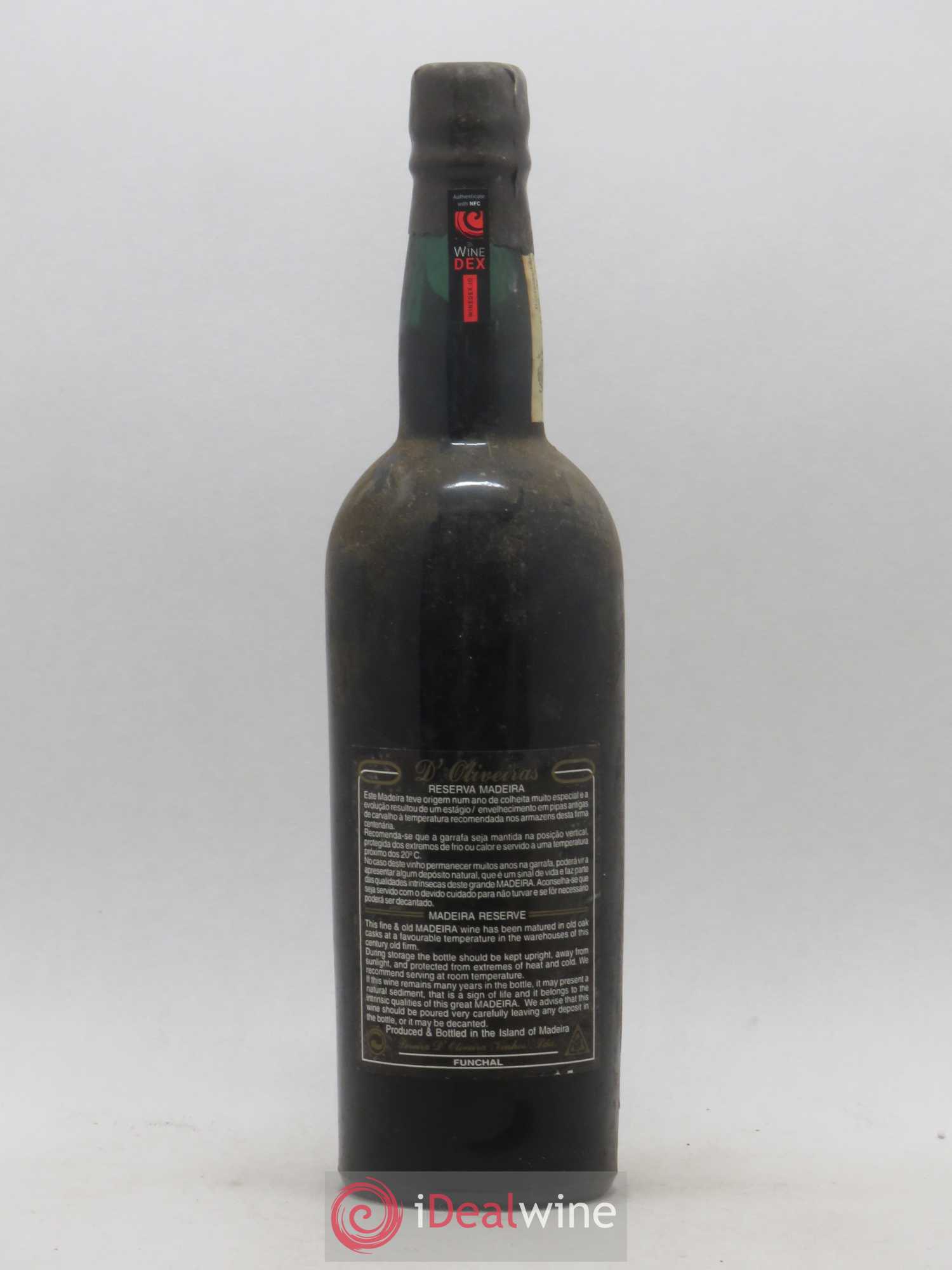 Madère Verdelho Velho Reserva D'Oliveiras 1850 - Posten von 1 Flasche - 1