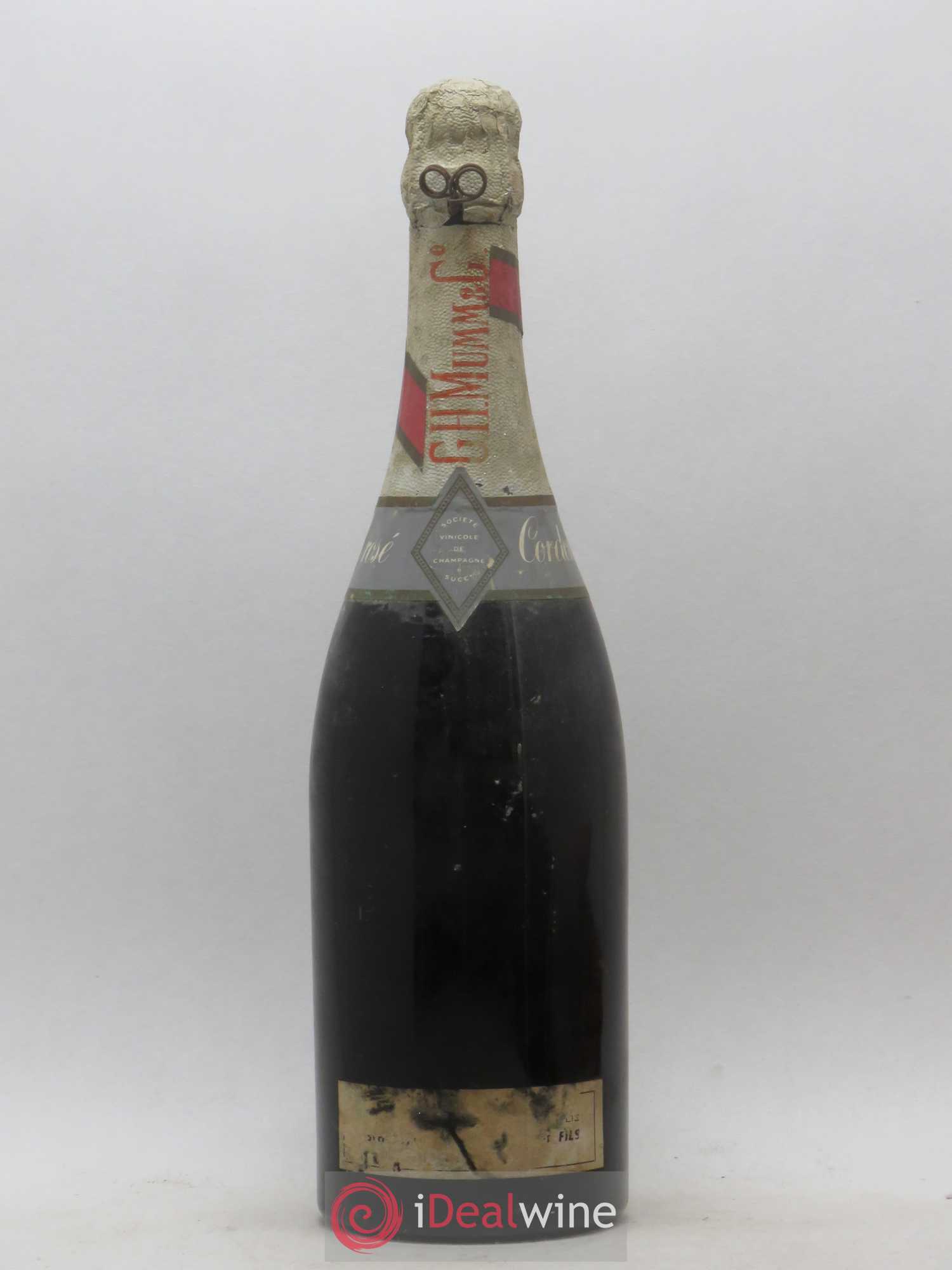 Champagne - Mumm 1953 - Lot de 1 bouteille - 1