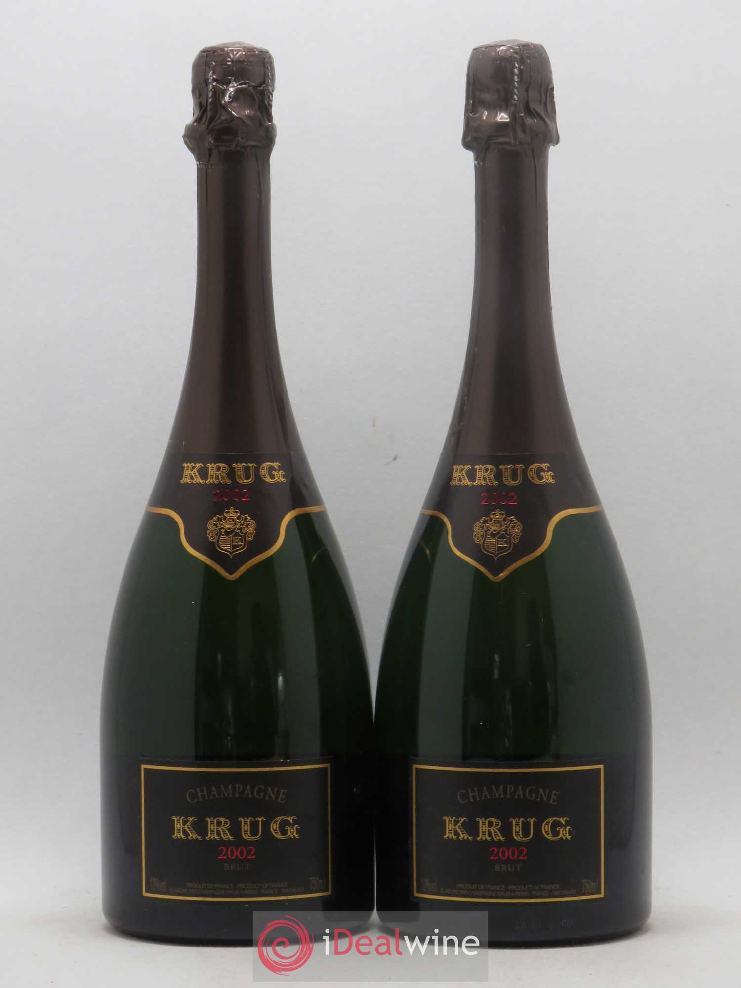 Vintage Krug 2002 - Lot de 2 bouteilles - 0