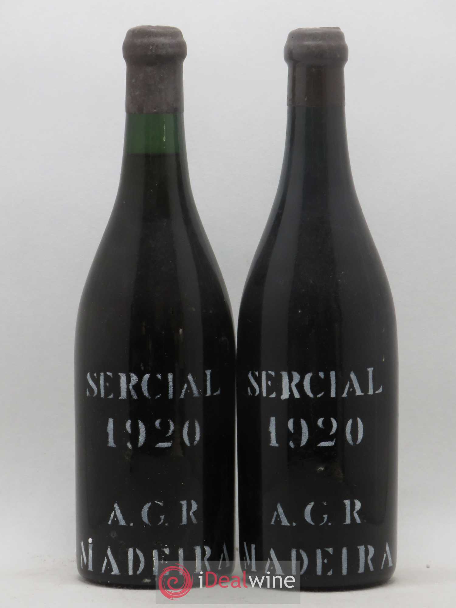 Madère Sercial A G R 1920 - Posten von 2 Flaschen - 0