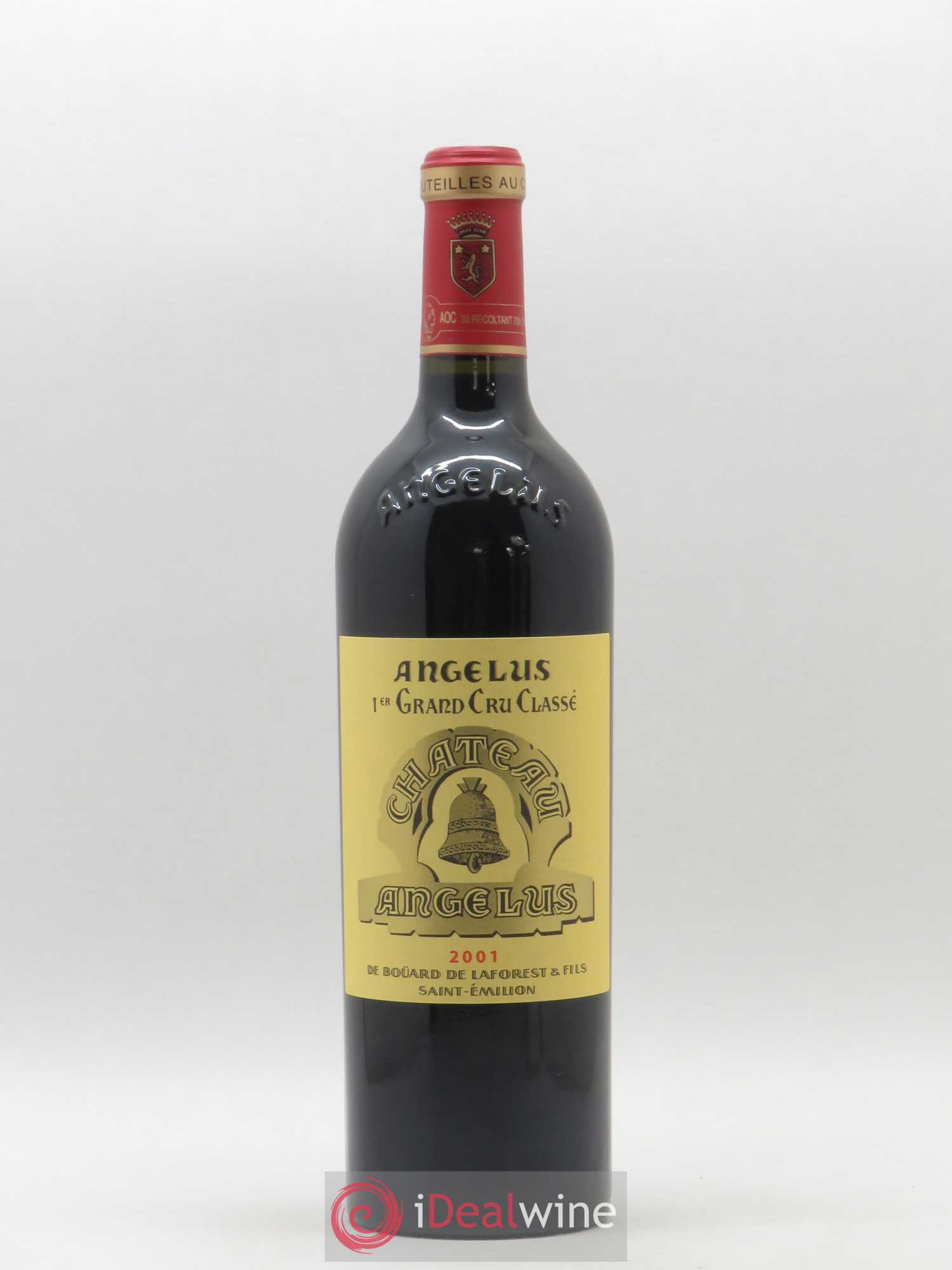 Château Angélus 1er Grand Cru Classé A 2001 - Lot de 1 bouteille - 0