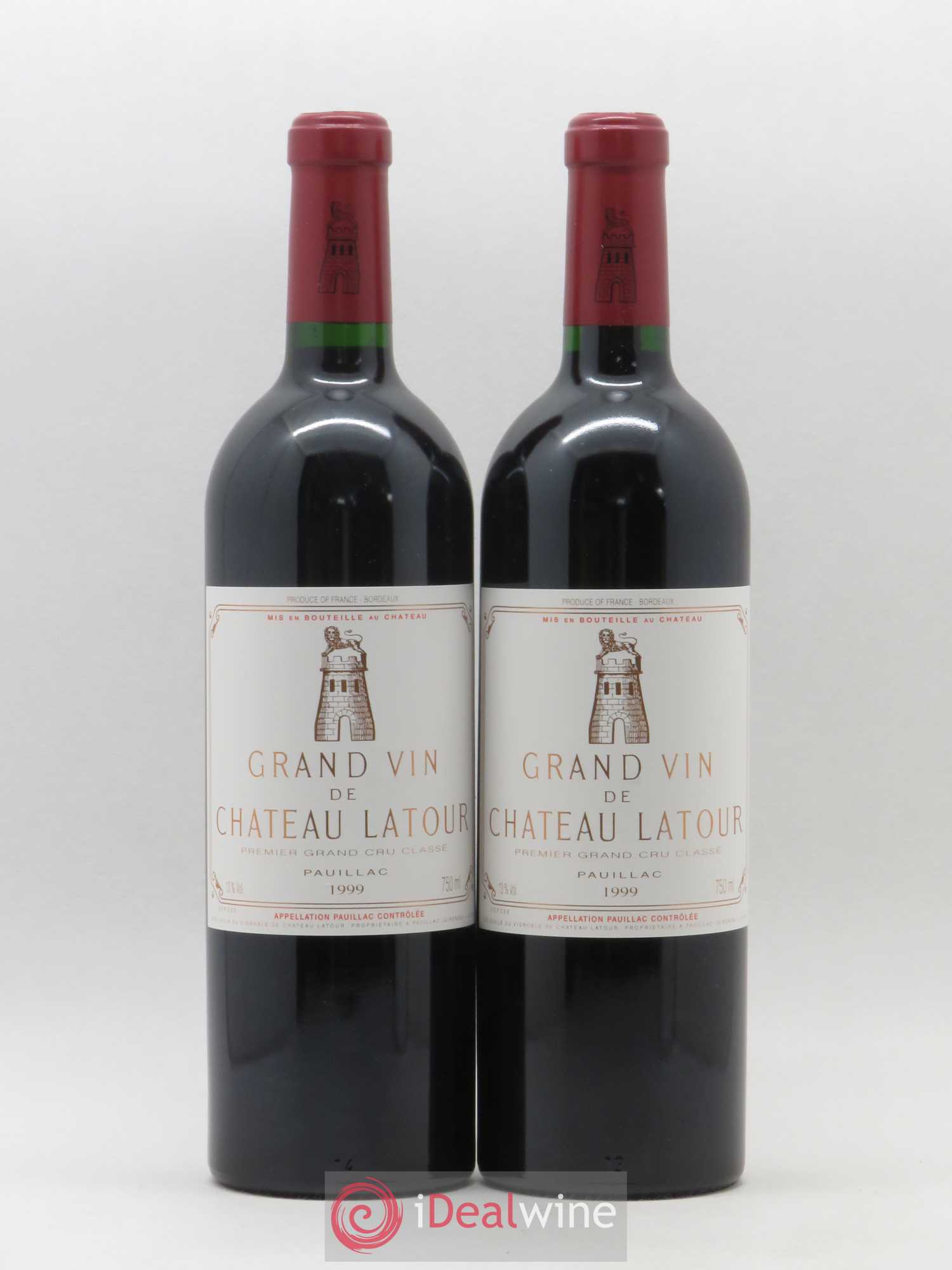 Château Latour 1er Grand Cru Classé 1999 - Lot de 2 bouteilles - 0