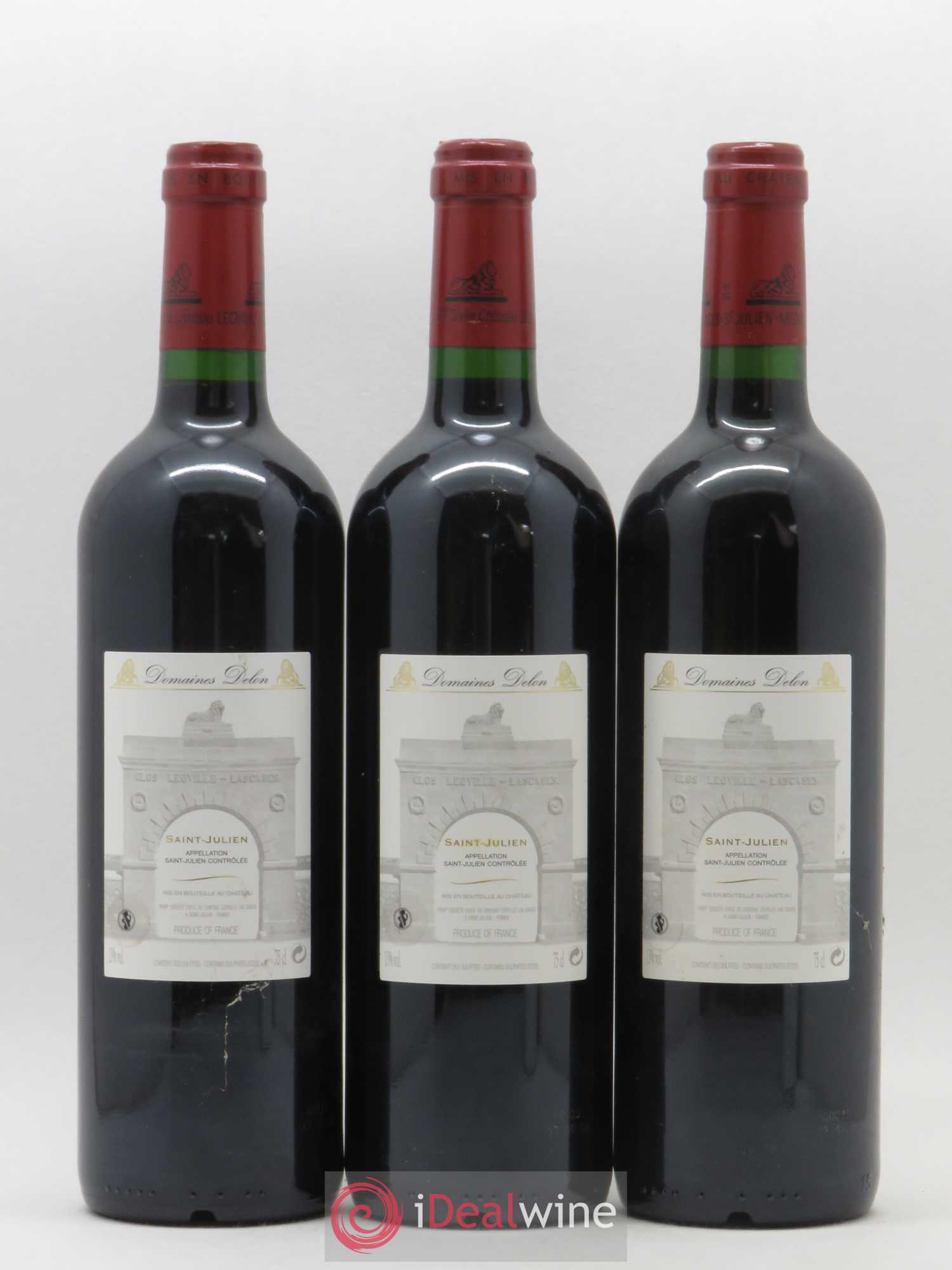 Château Léoville Las Cases 2ème Grand Cru Classé 2006 - Lot de 3 bouteilles - 1