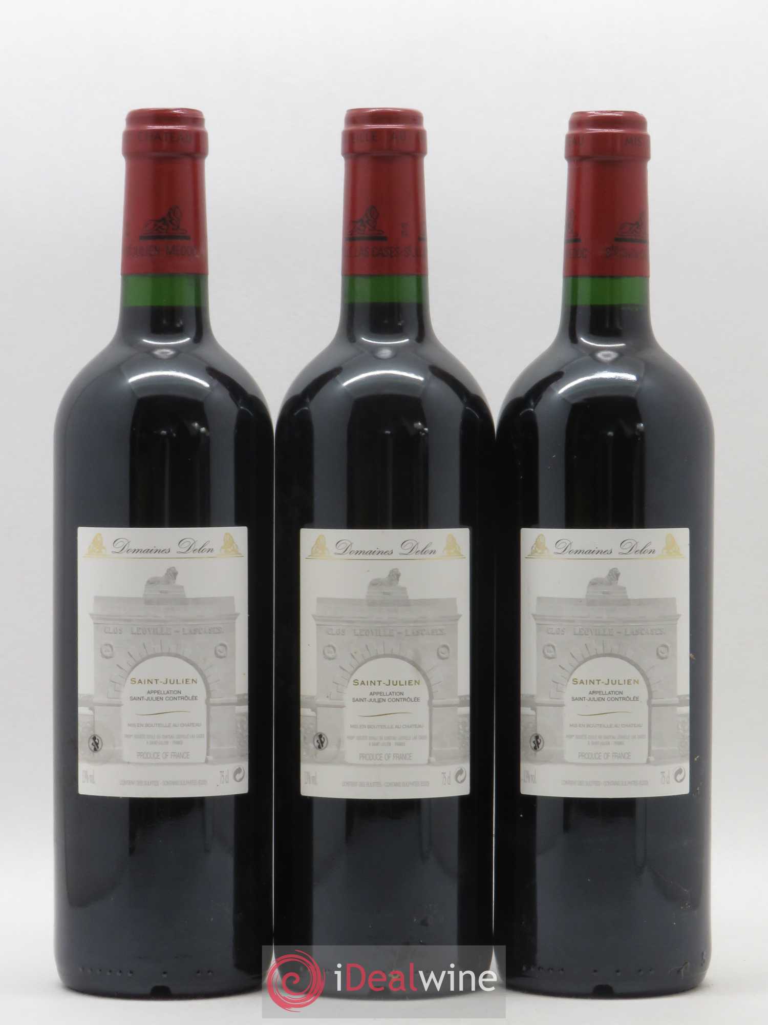 Château Léoville Las Cases 2ème Grand Cru Classé 2006 - Lot de 3 bouteilles - 1