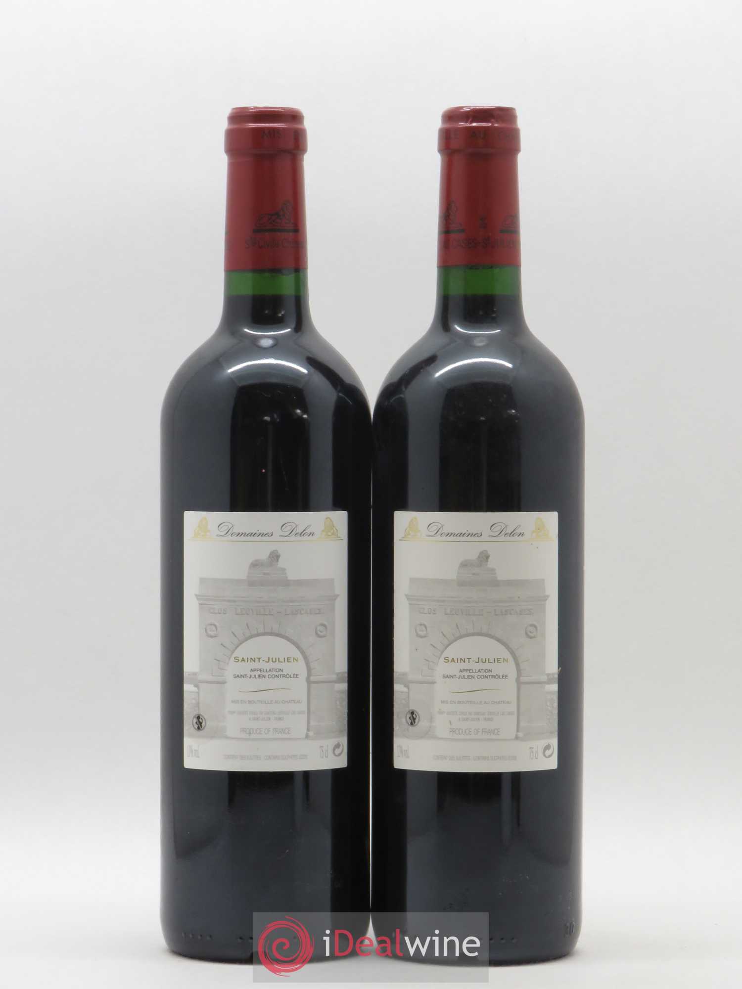 Château Léoville Las Cases 2ème Grand Cru Classé 2006 - Lot of 2 bottles - 1