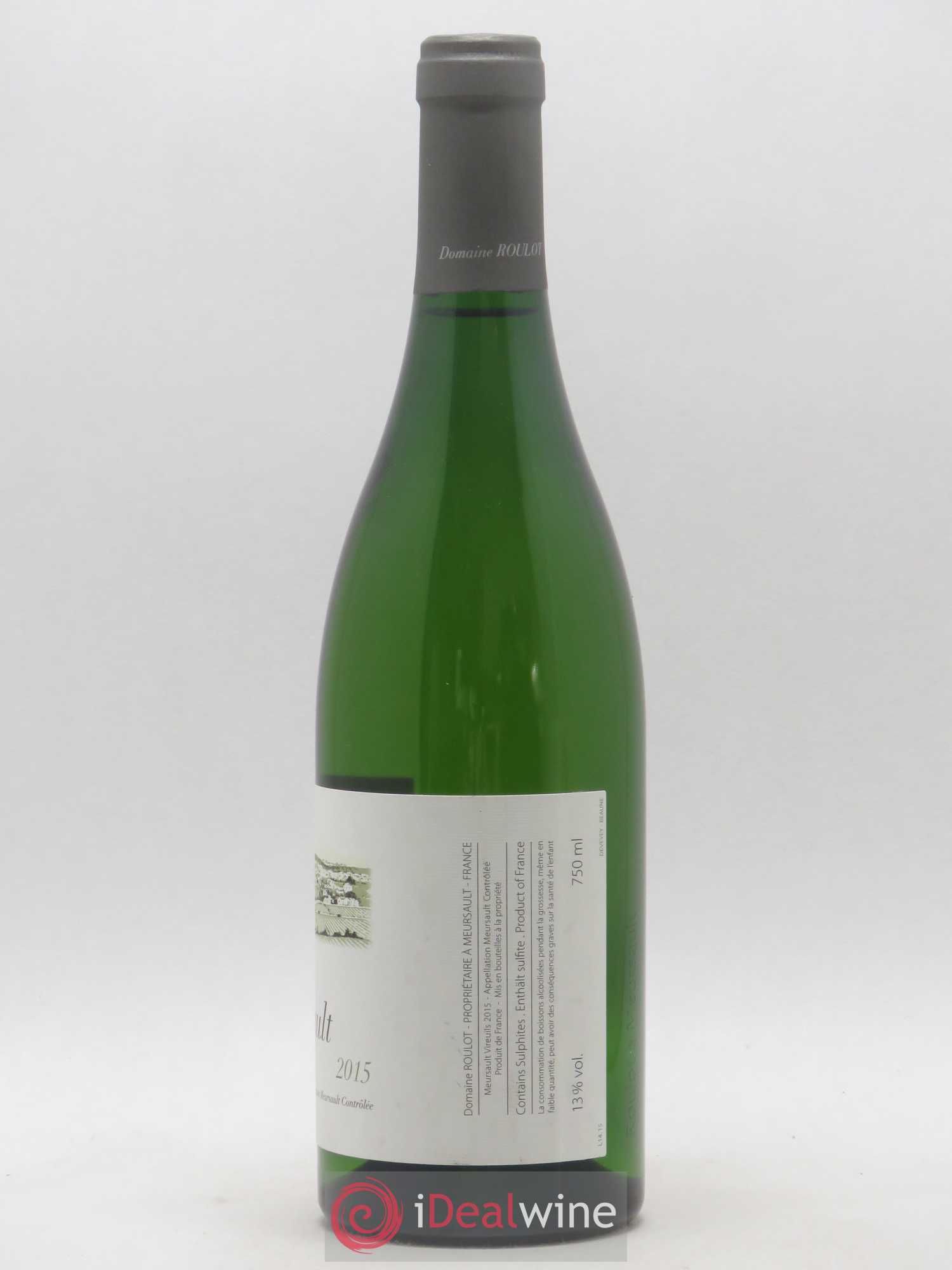 Meursault Les Vireuils Roulot (Domaine) 2015 - Lot de 1 bouteille - 1