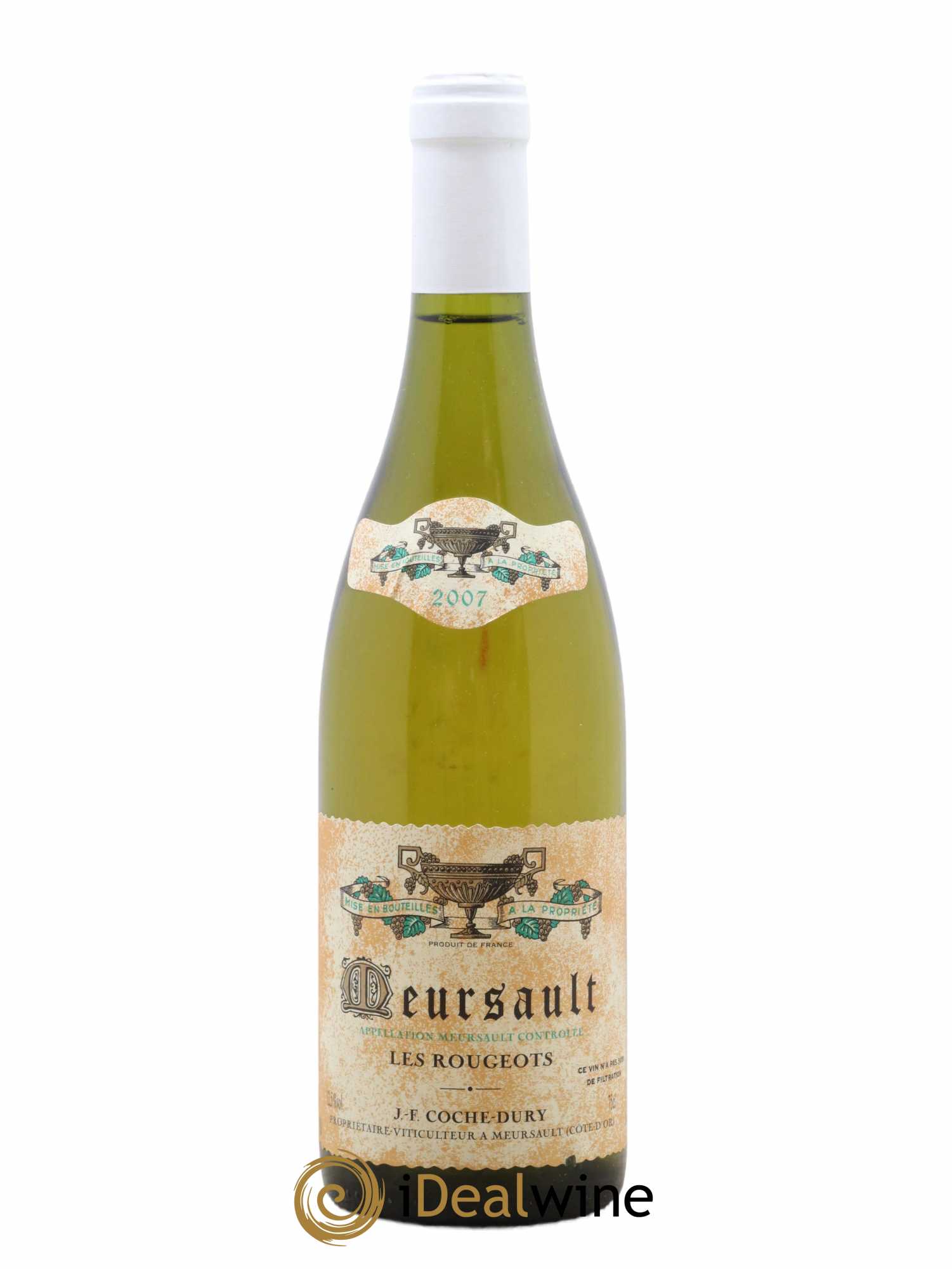 Meursault Les Rougeots Coche Dury (Domaine) 2007 - Lot de 1 bouteille - 0