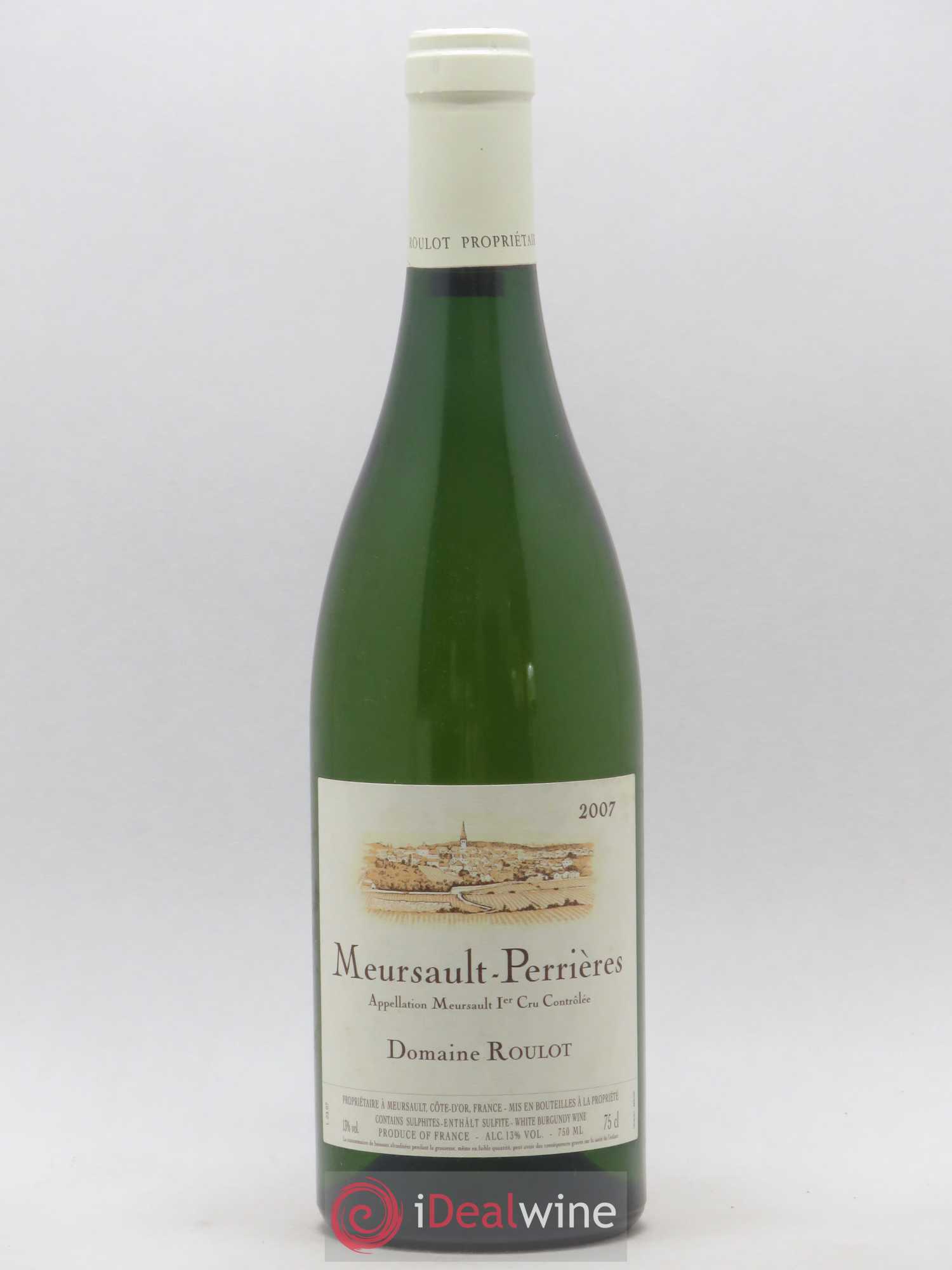 Meursault 1er Cru Perrières Roulot (Domaine) 2007 - Lot de 1 bouteille - 0
