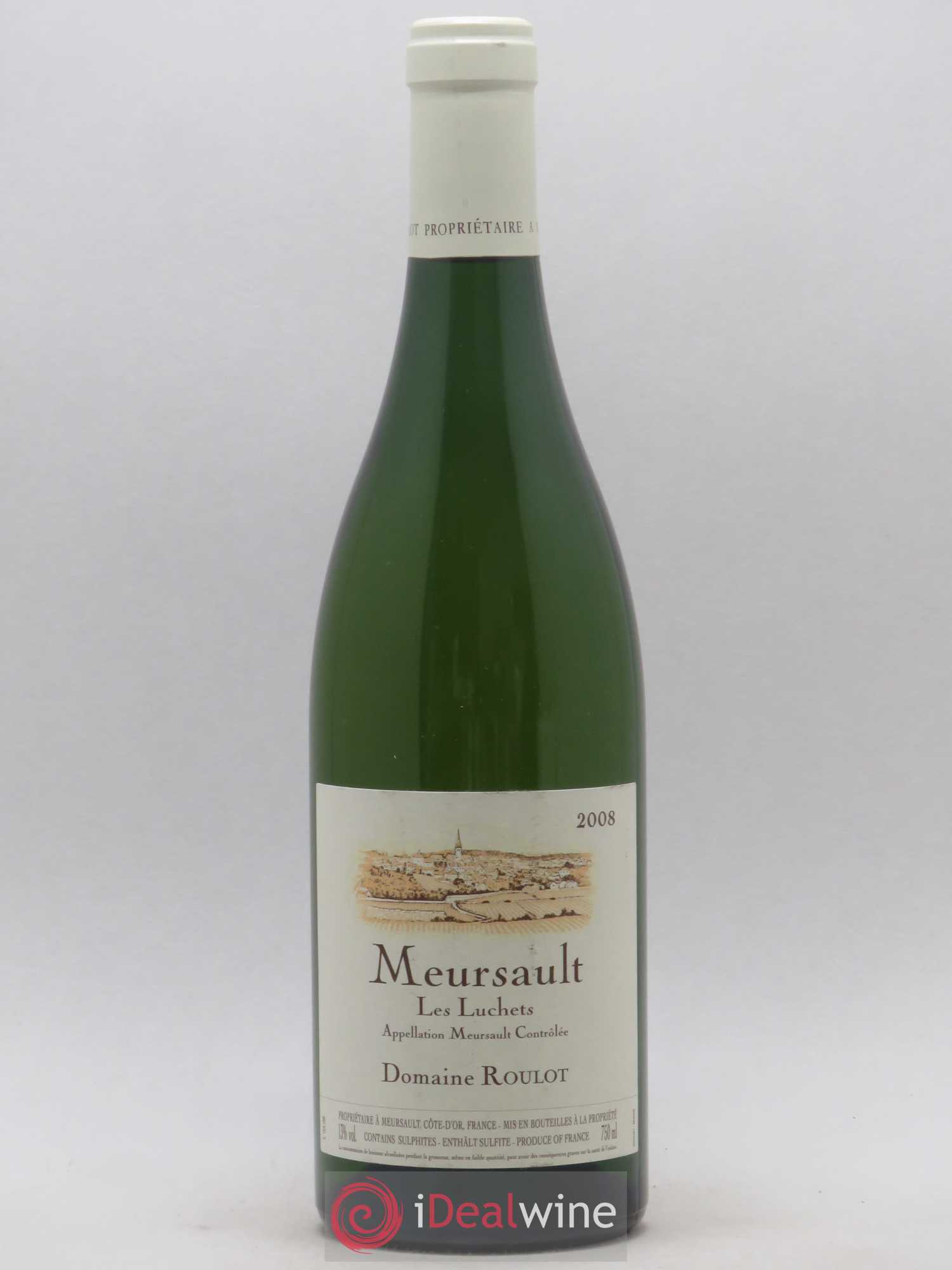 Meursault Luchets Roulot (Domaine) 2008 - Lot de 1 bouteille - 0