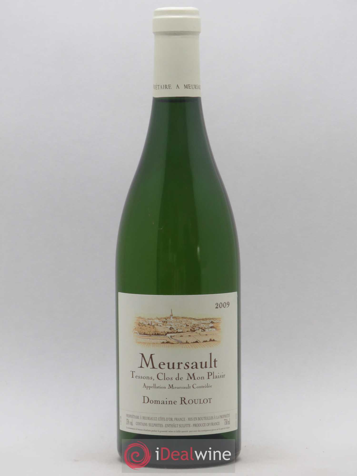 Meursault Les Tessons Clos de Mon plaisir Roulot (Domaine) 2009 - Lot de 1 bouteille - 0