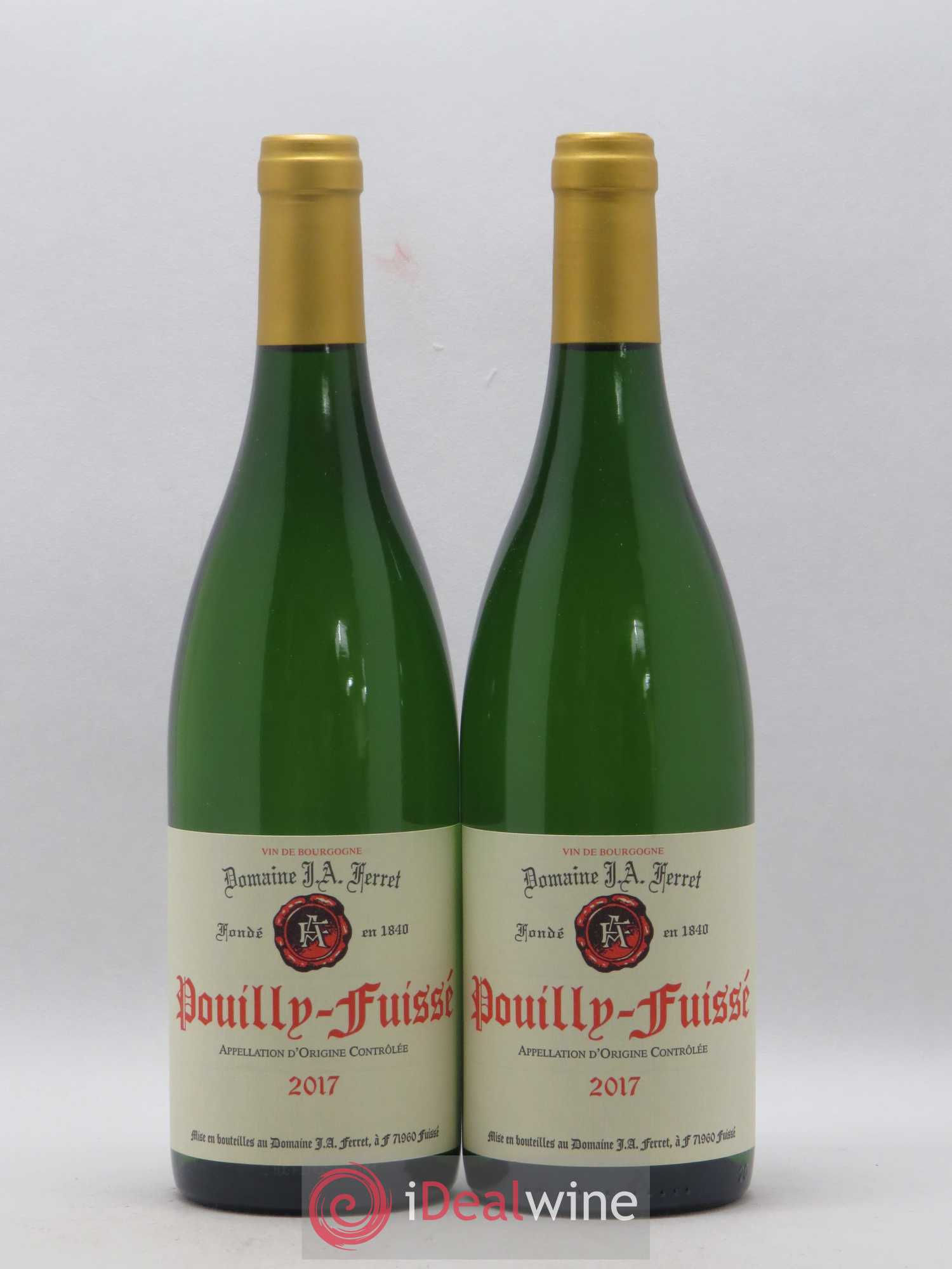 Pouilly-Fuissé J.A. Ferret (Domaine) 2017 - Lot de 2 bouteilles - 0