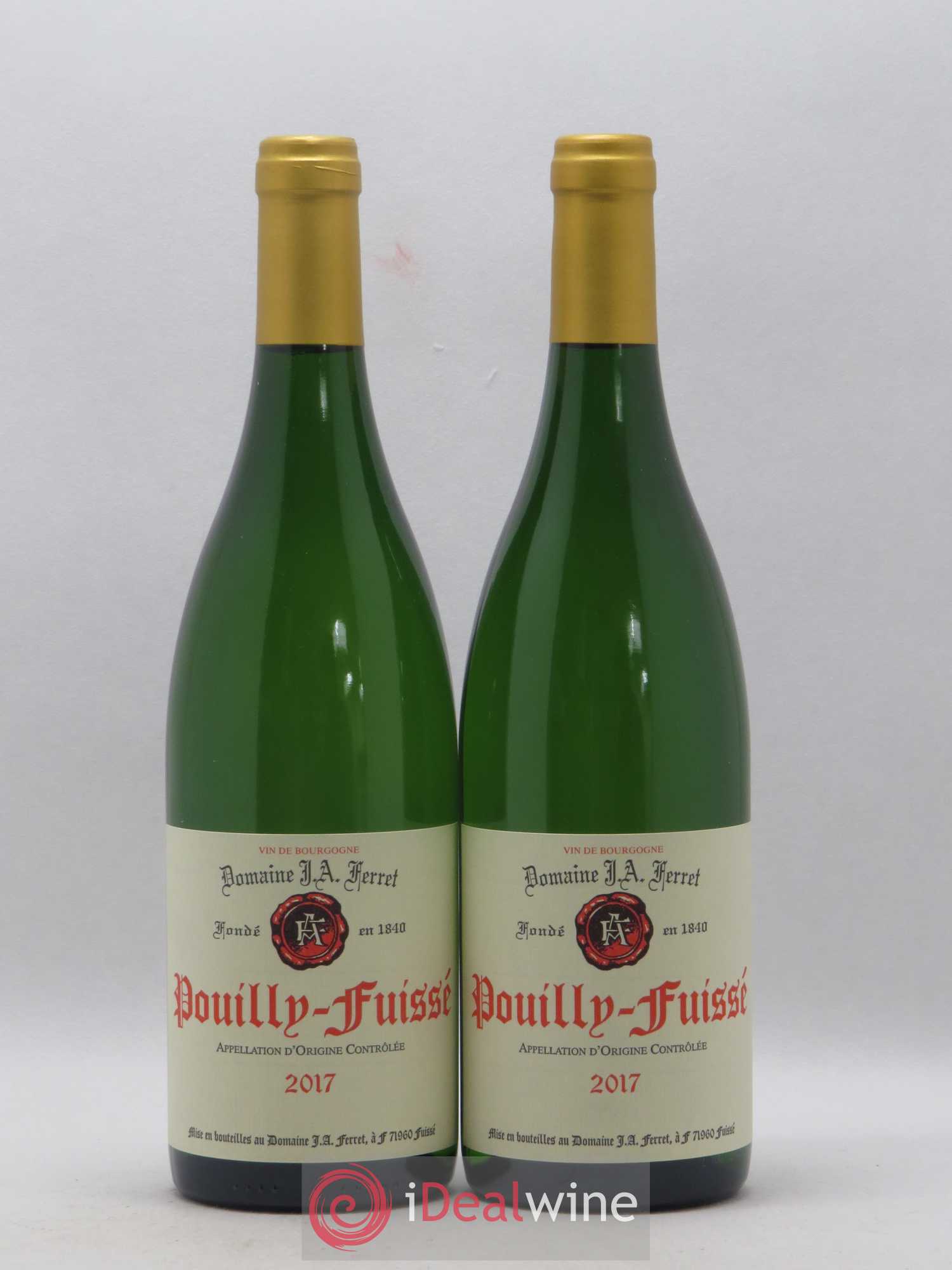 Pouilly-Fuissé J.A. Ferret (Domaine) 2017 - Lot de 2 bouteilles - 0