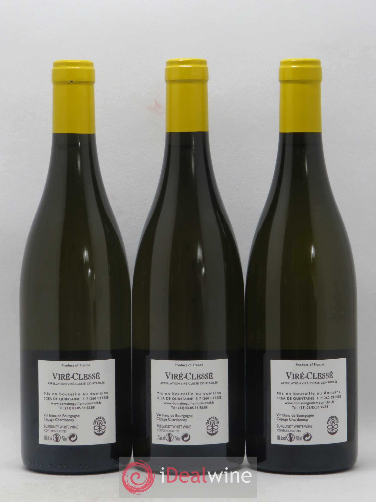 Viré-Clessé Quintaine Guillemot-Michel 2016 - Posten von 3 Flaschen - 1