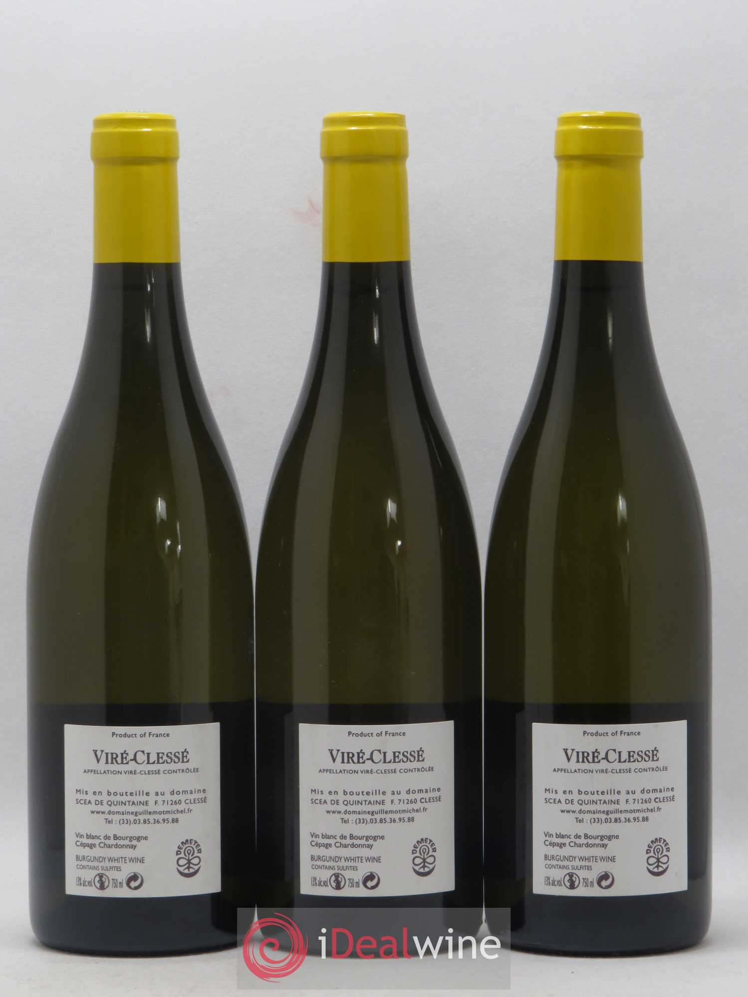 Viré-Clessé Quintaine Guillemot-Michel 2016 - Posten von 3 Flaschen - 1