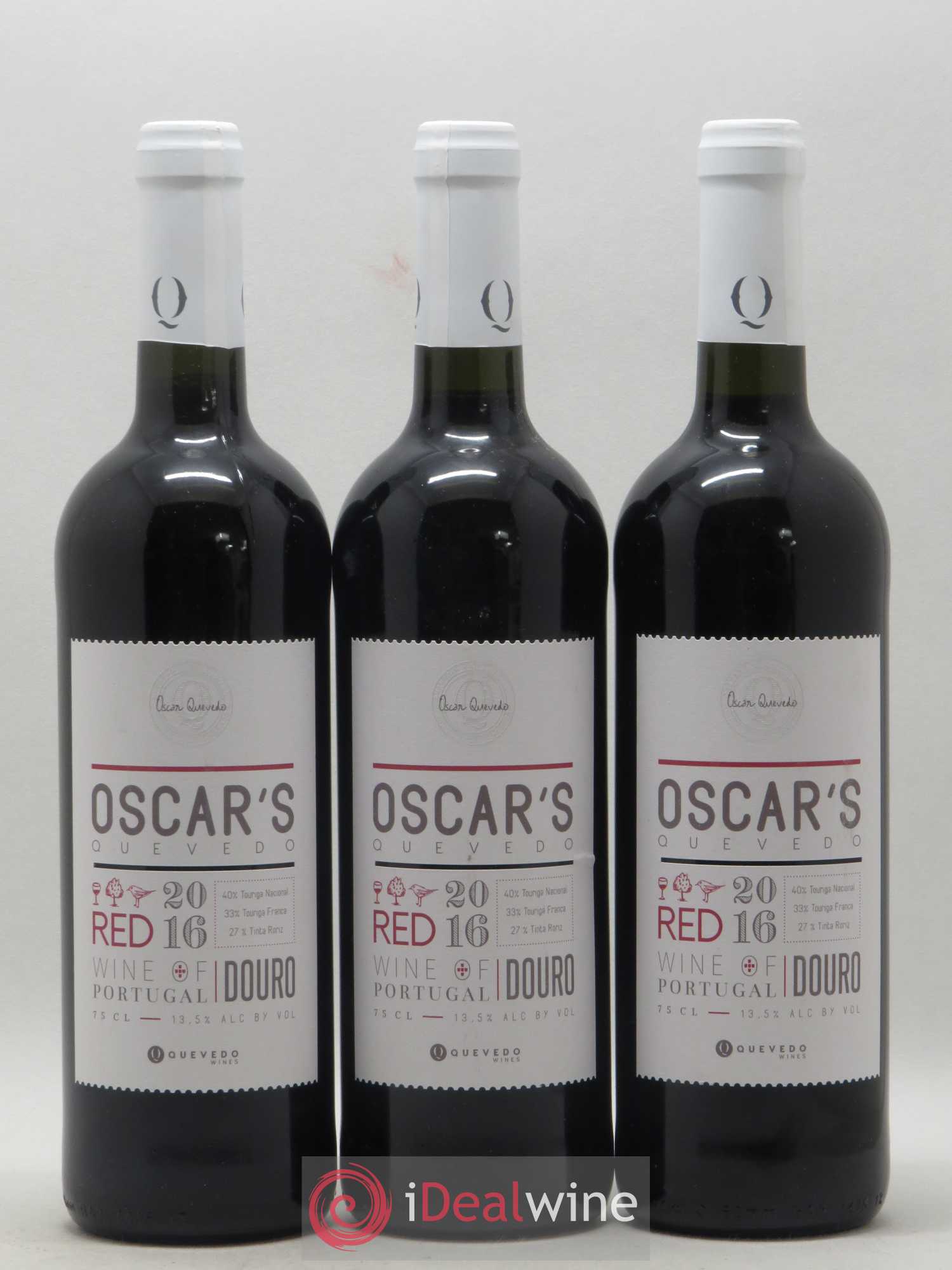 Douro Vinhos Oscar Quevedo (sans prix de réserve) 2016 - Posten von 3 Flaschen - 0