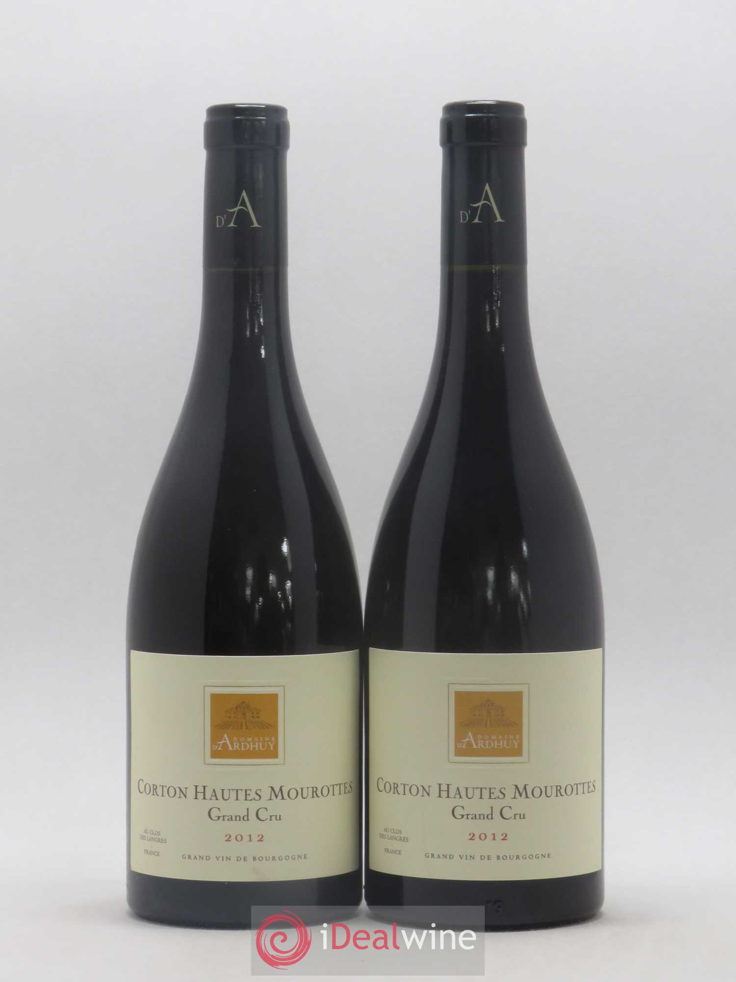 Corton Grand Cru Hautes Mourottes Domaine d'Ardhuy 2012 - Posten von 2 Flaschen - 0