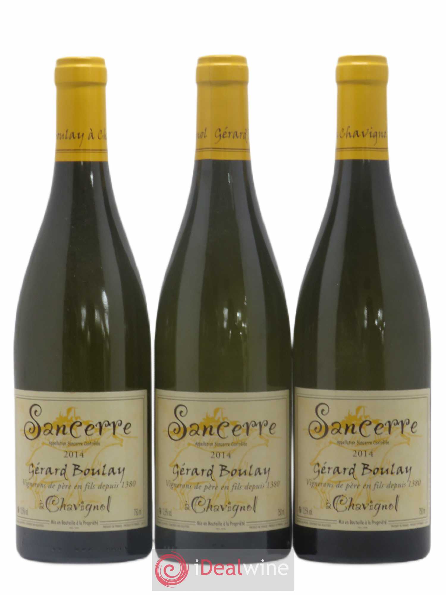 Sancerre Gérard Boulay 2014 - Lot de 3 bouteilles - 0