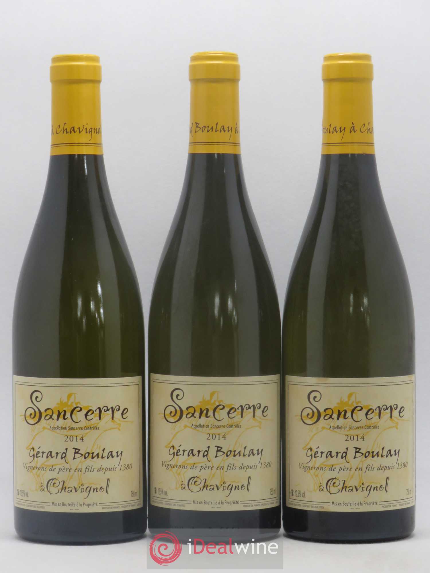 Sancerre Gérard Boulay 2014 - Lot de 3 bouteilles - 0