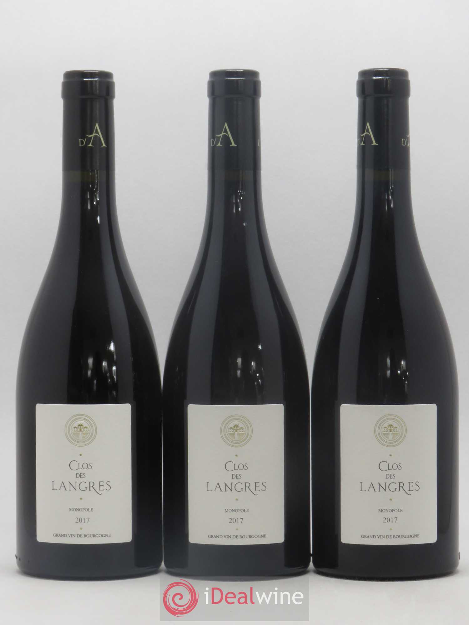 Côte de Nuits-Villages Clos des Langres Domaine d'Ardhuy 2017 - Posten von 3 Flaschen - 0