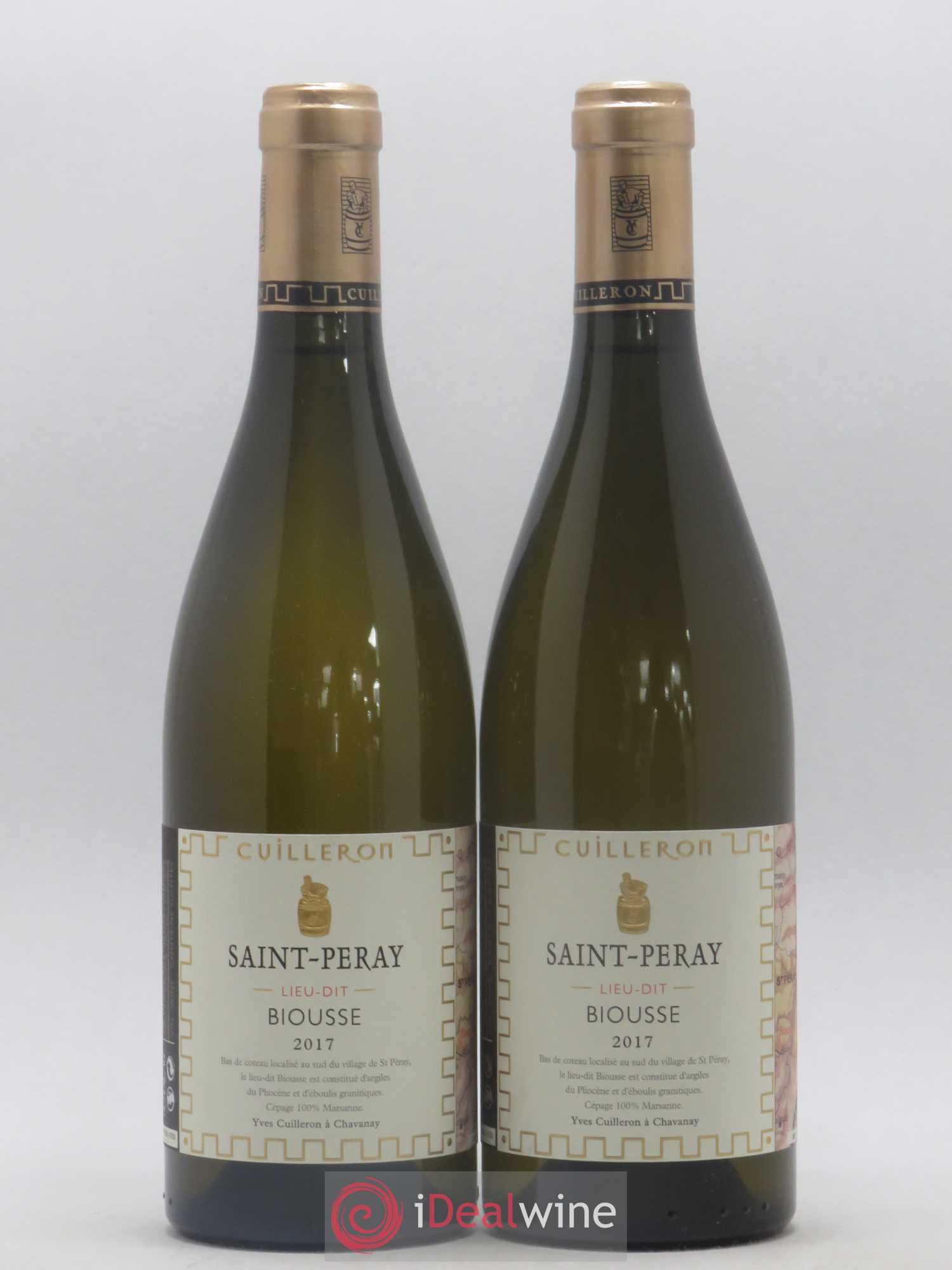 Saint-Péray Biousse Domaine Yves Cuilleron 2017 - Posten von 2 Flaschen - 0