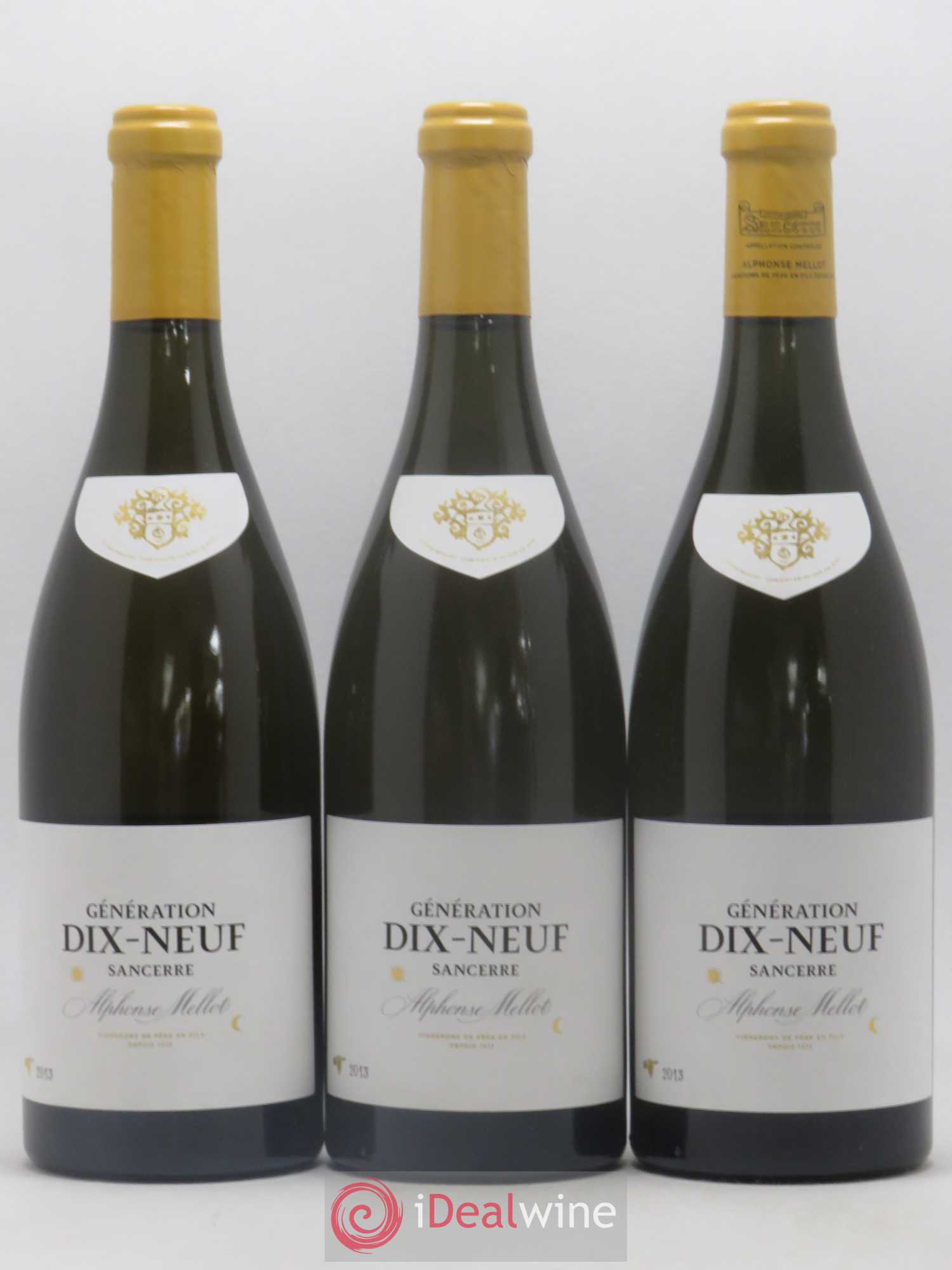 Sancerre Génération XIX Alphonse Mellot 2013 - Lot de 3 bouteilles - 0