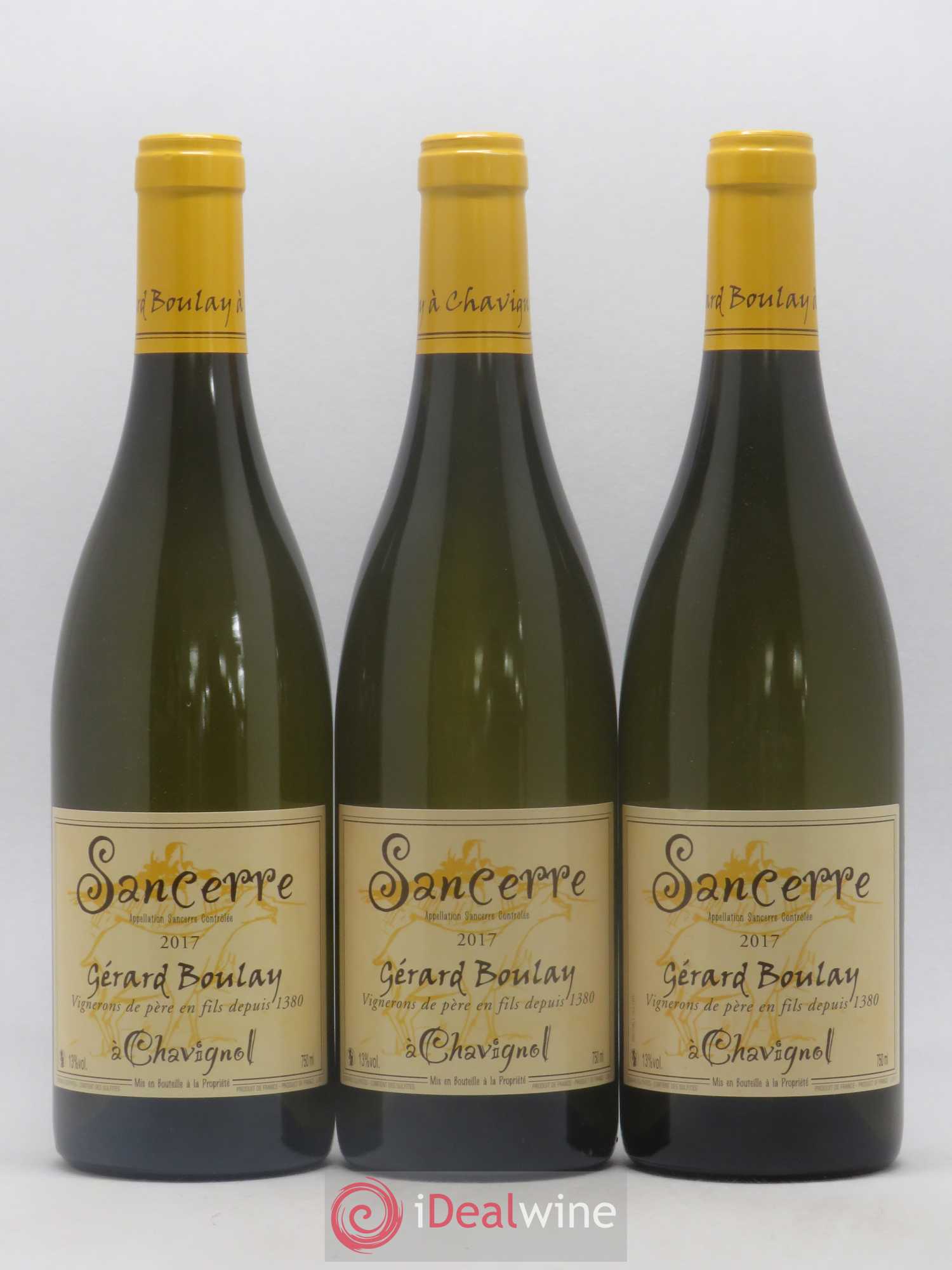 Sancerre Gérard Boulay 2017 - Lot de 3 bouteilles - 0