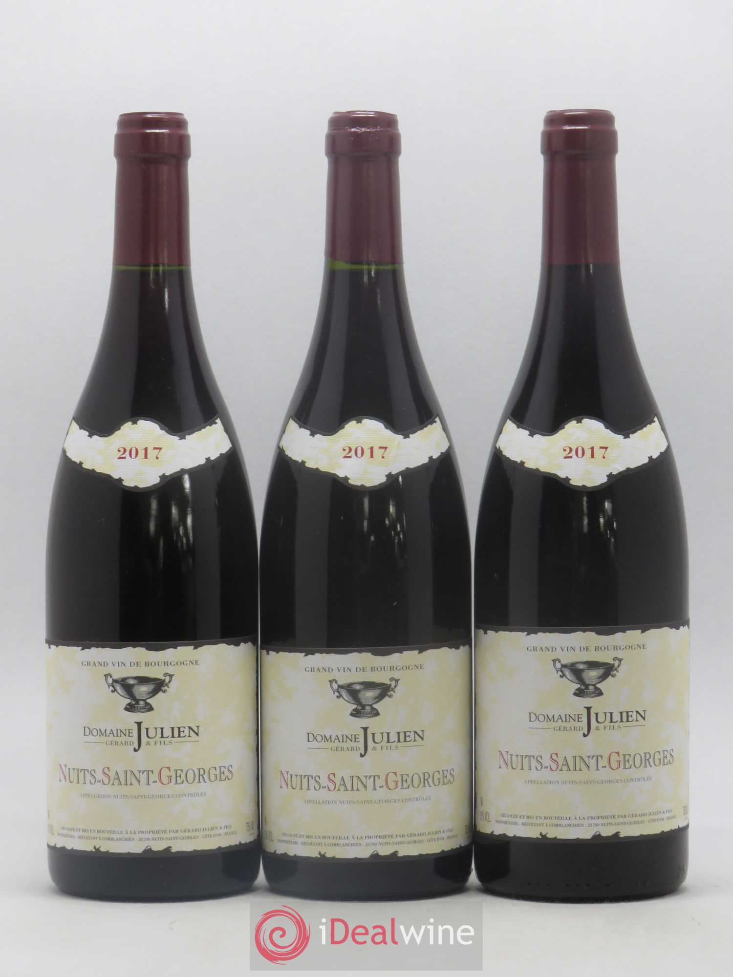Nuits-Saint-Georges Domaine Gérard Julien et Fils 2017 - Posten von 3 Flaschen - 0