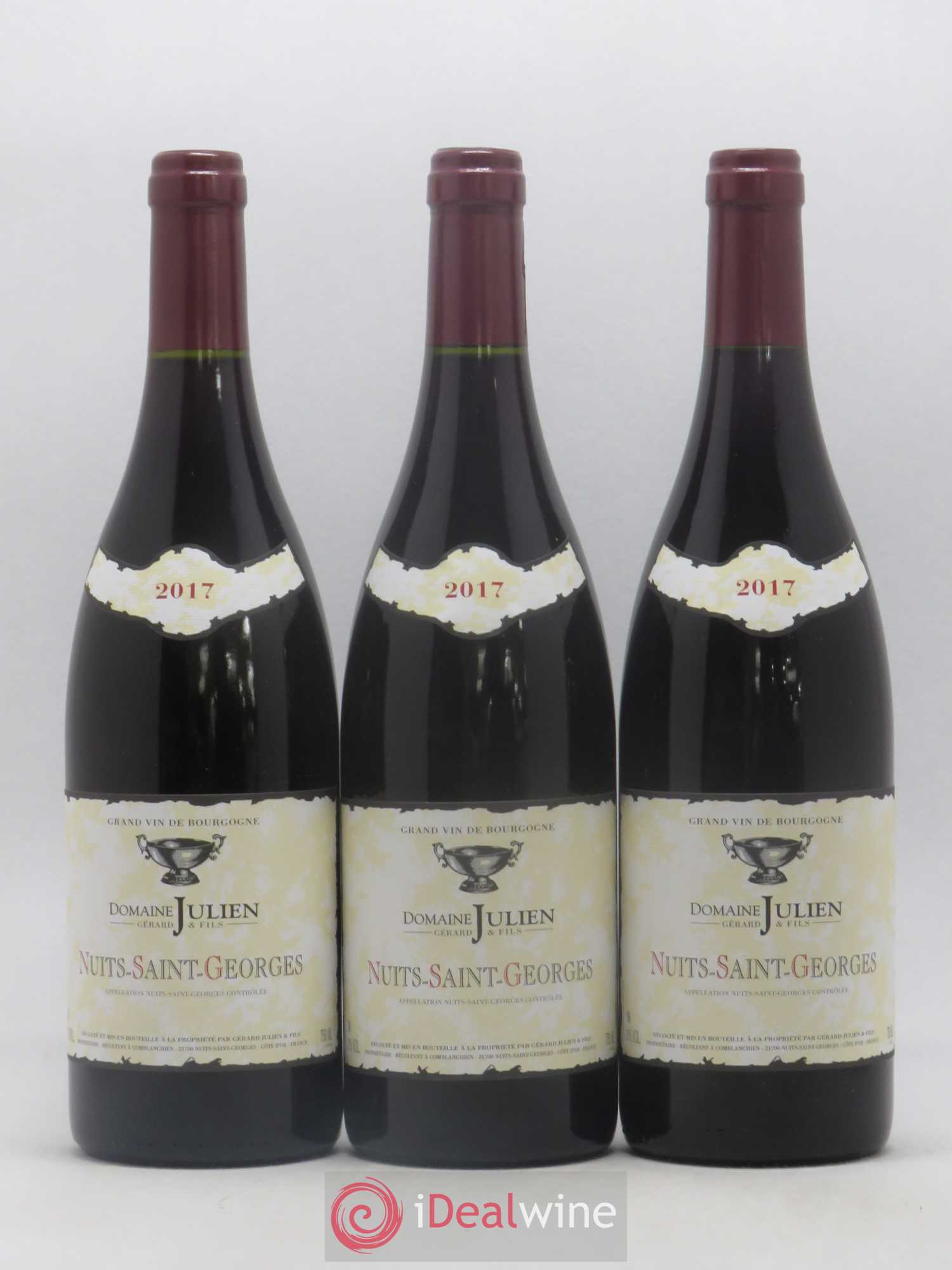 Nuits-Saint-Georges Domaine Gérard Julien et Fils 2017 - Posten von 3 Flaschen - 0