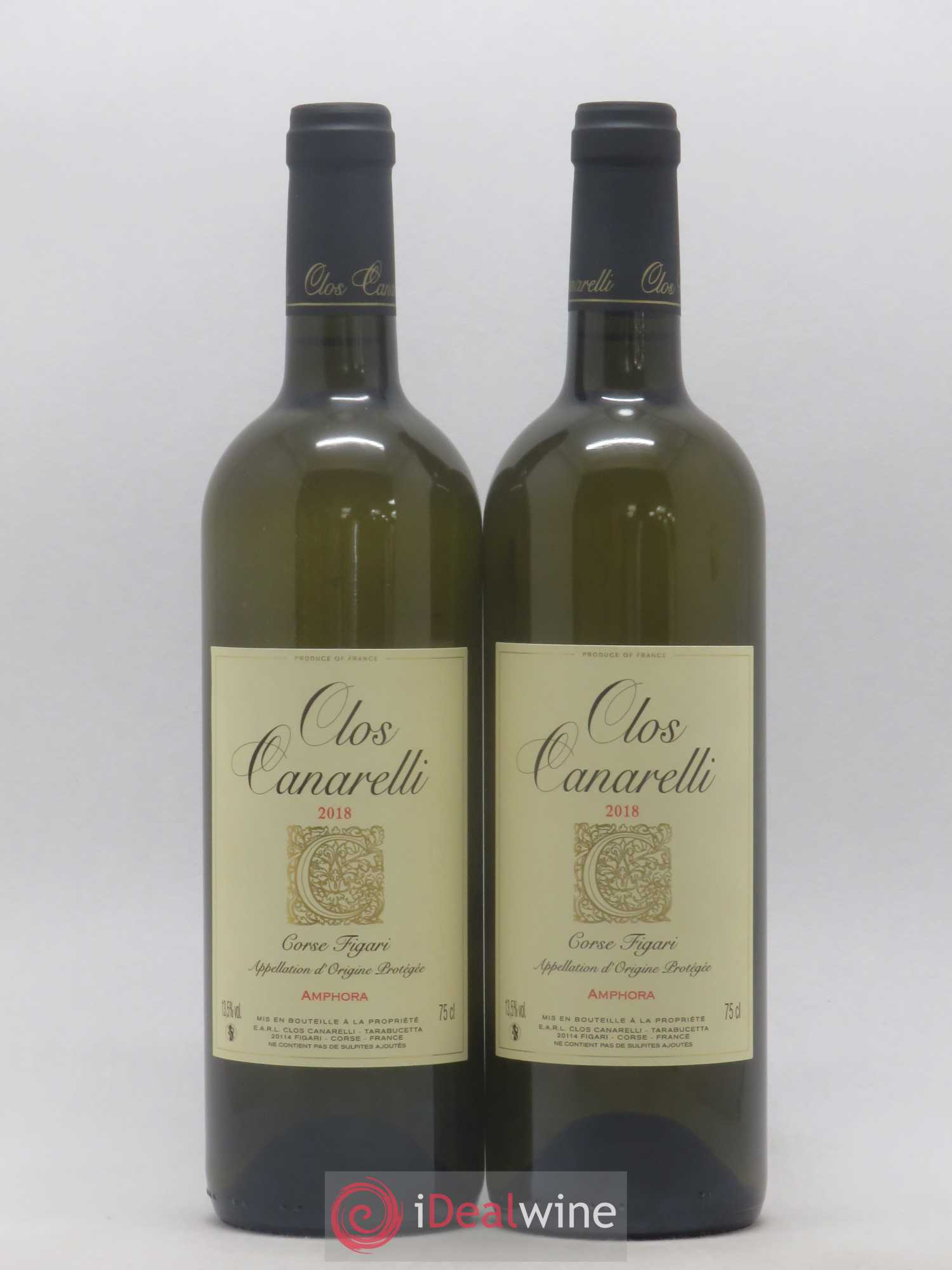 Figari Amphora Clos Canarelli 2018 - Lot de 2 bouteilles - 0