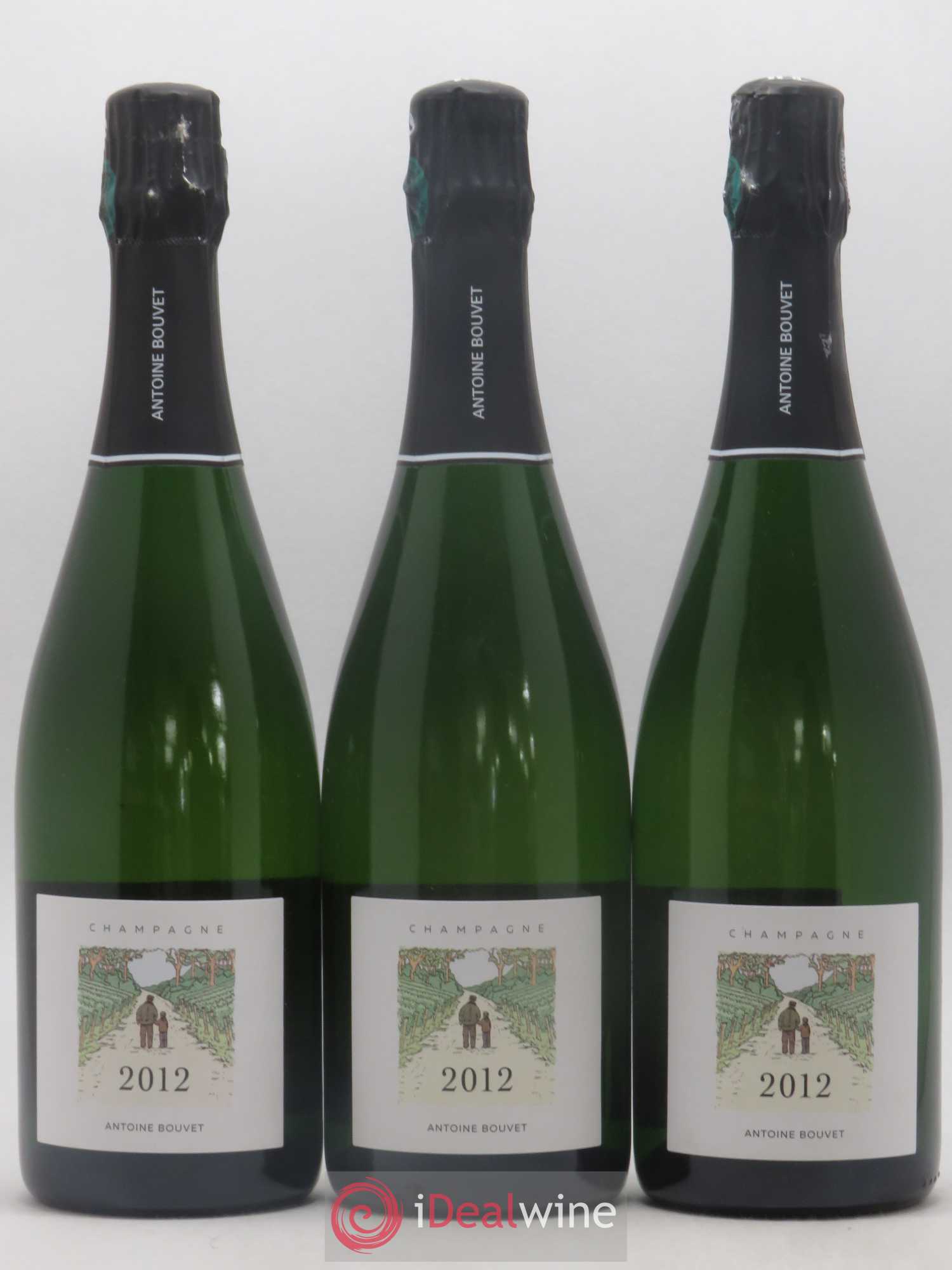 Champagne Antoine Bouvet Extra Brut 2012 - Posten von 3 Flaschen - 0