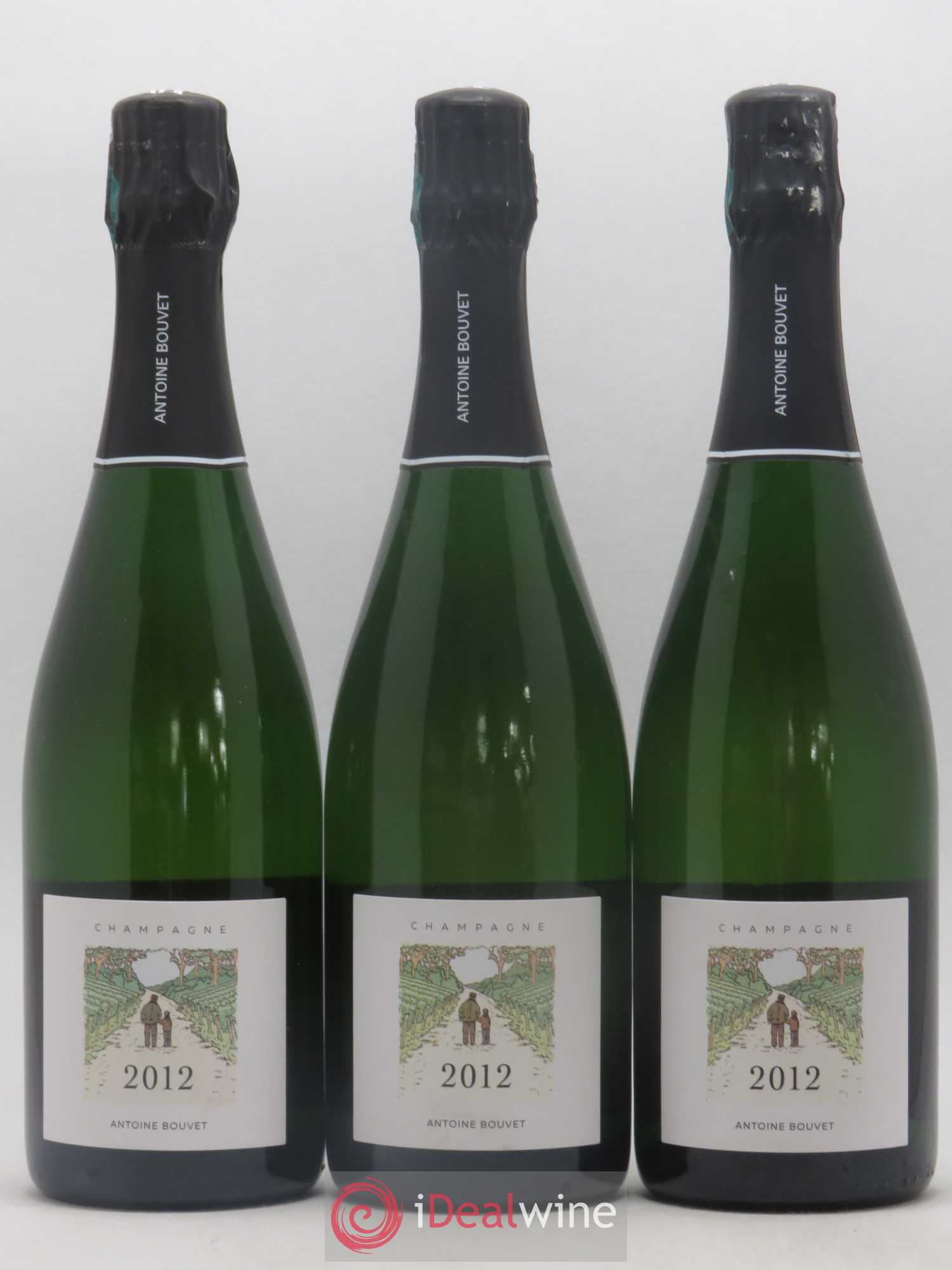 Champagne Antoine Bouvet Extra Brut 2012 - Posten von 3 Flaschen - 0